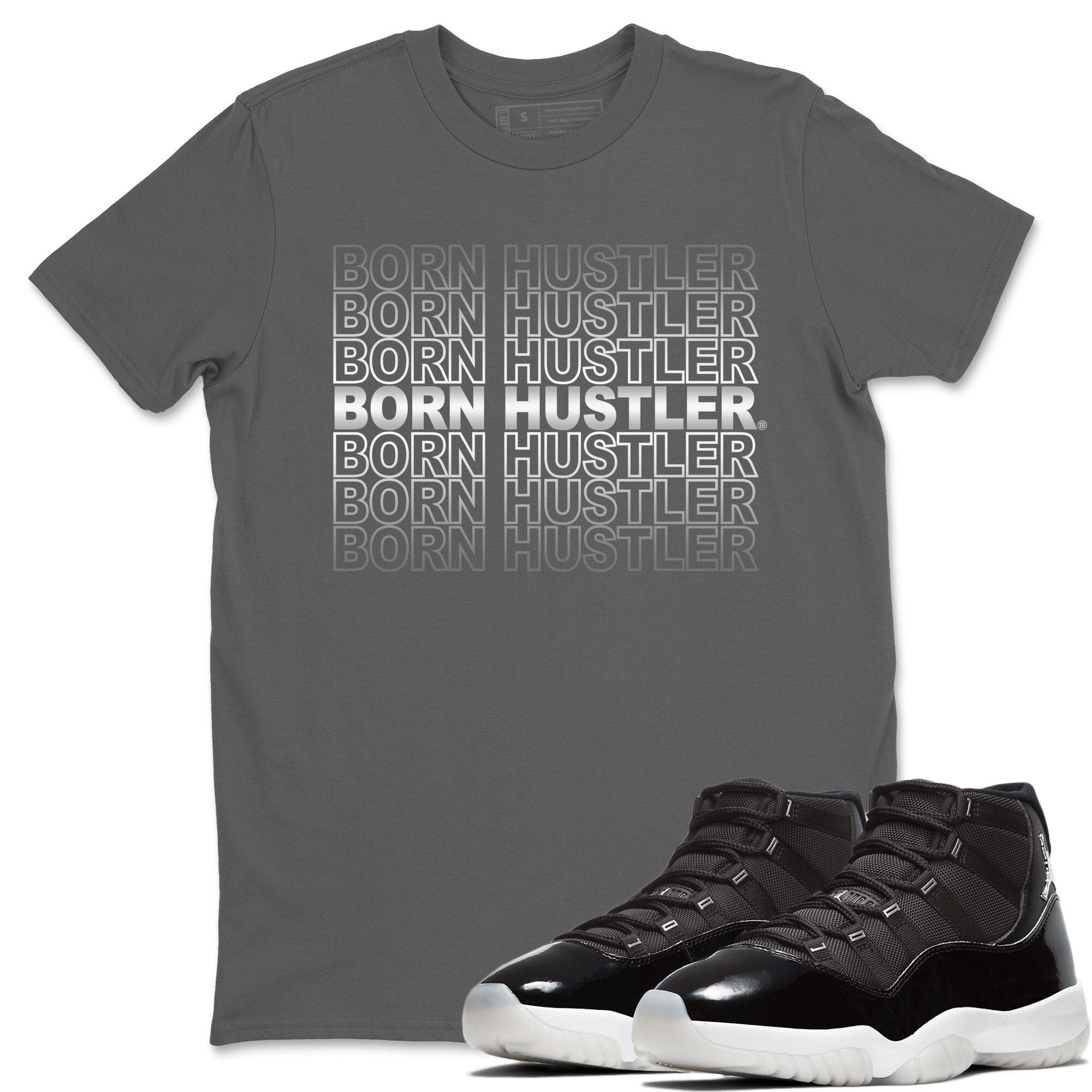 Jordan 11 Jubilee Shirt To Match Jordans Born Hustler Sneaker Tees Jordan 11 Jubilee Drip Gear Zone Sneaker Matching Clothing Unisex Shirts