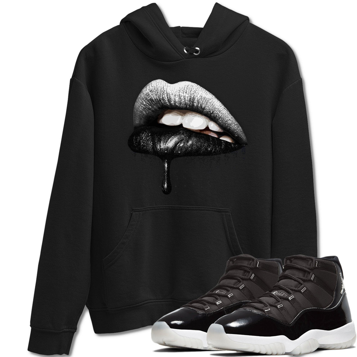Jordan 11 Jubilee Shirt To Match Jordans Dripping Lips Sneaker Tees Jordan 11 Jubilee Drip Gear Zone Sneaker Matching Clothing Unisex Shirts