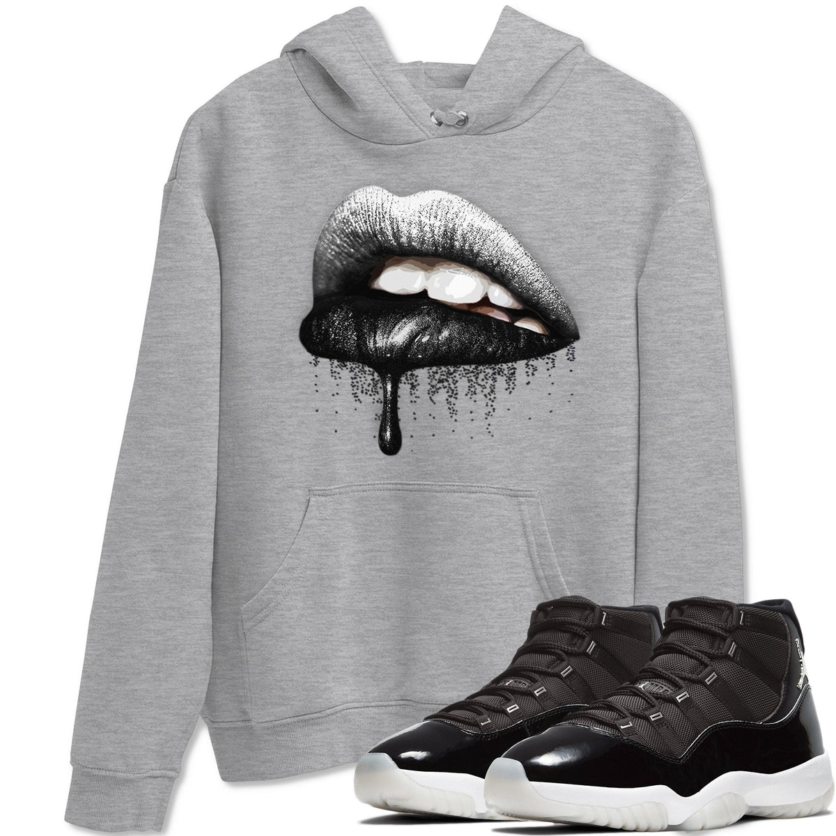 Jordan 11 Jubilee Shirt To Match Jordans Dripping Lips Sneaker Tees Jordan 11 Jubilee Drip Gear Zone Sneaker Matching Clothing Unisex Shirts