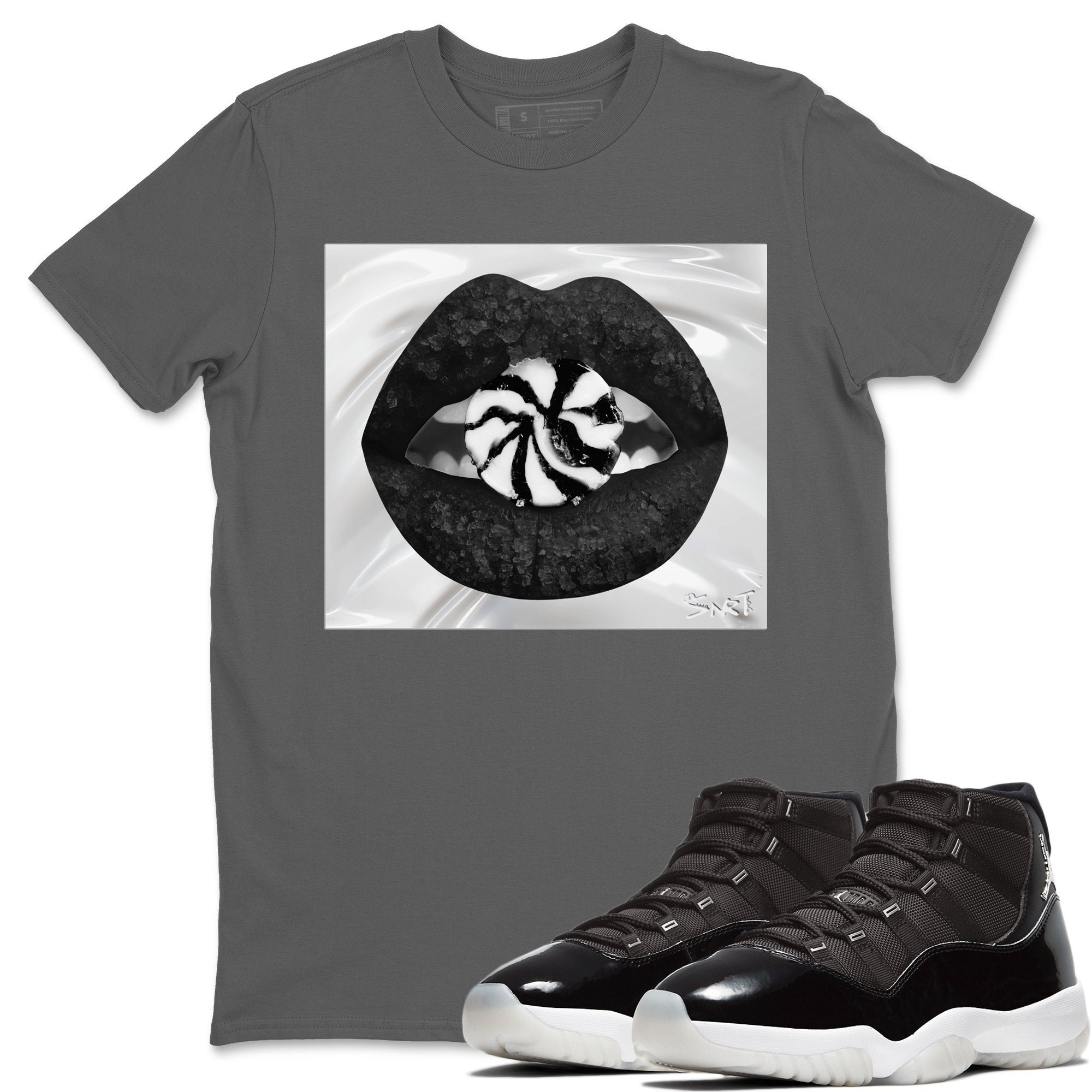Jordan 11 Jubilee Shirt To Match Jordans Lips Candy Sneaker Tees Jordan 11 Jubilee Drip Gear Zone Sneaker Matching Clothing Unisex Shirts