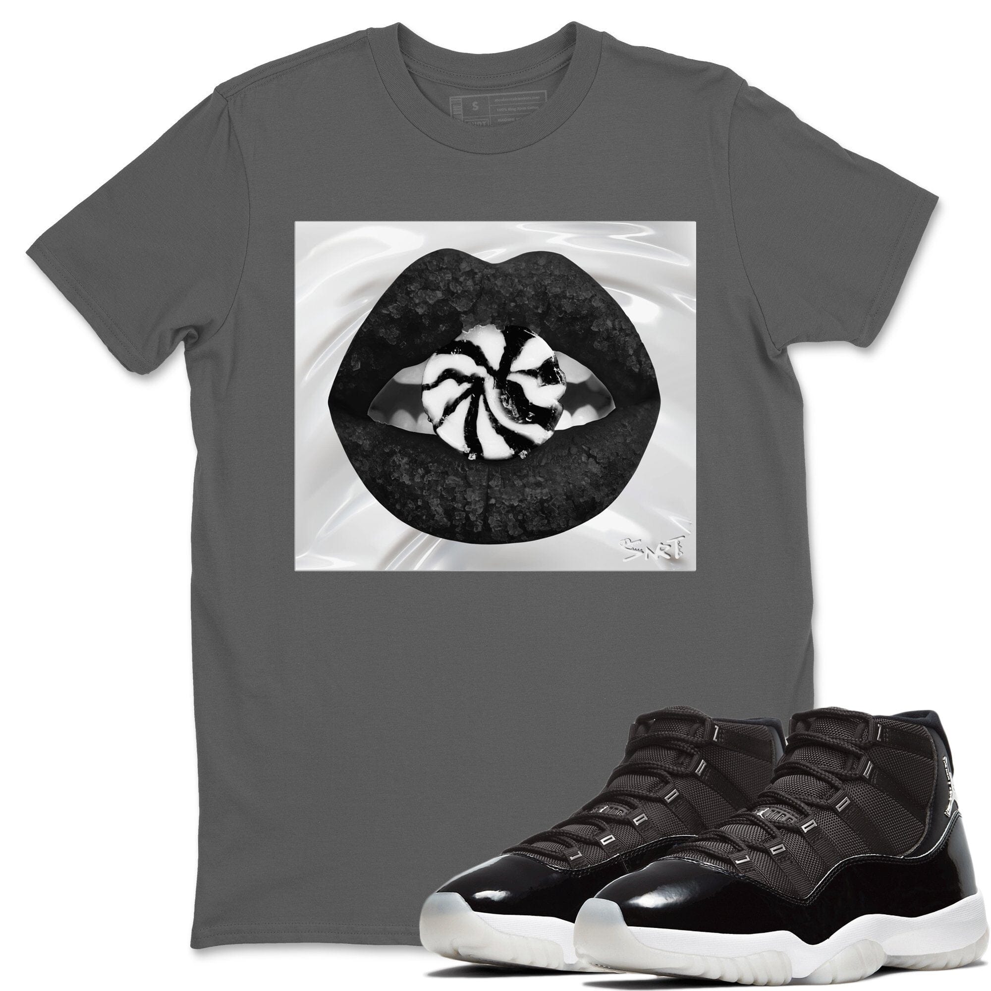 Jordan 11 Jubilee Shirt To Match Jordans Lips Candy Sneaker Tees Jordan 11 Jubilee Drip Gear Zone Sneaker Matching Clothing Unisex Shirts