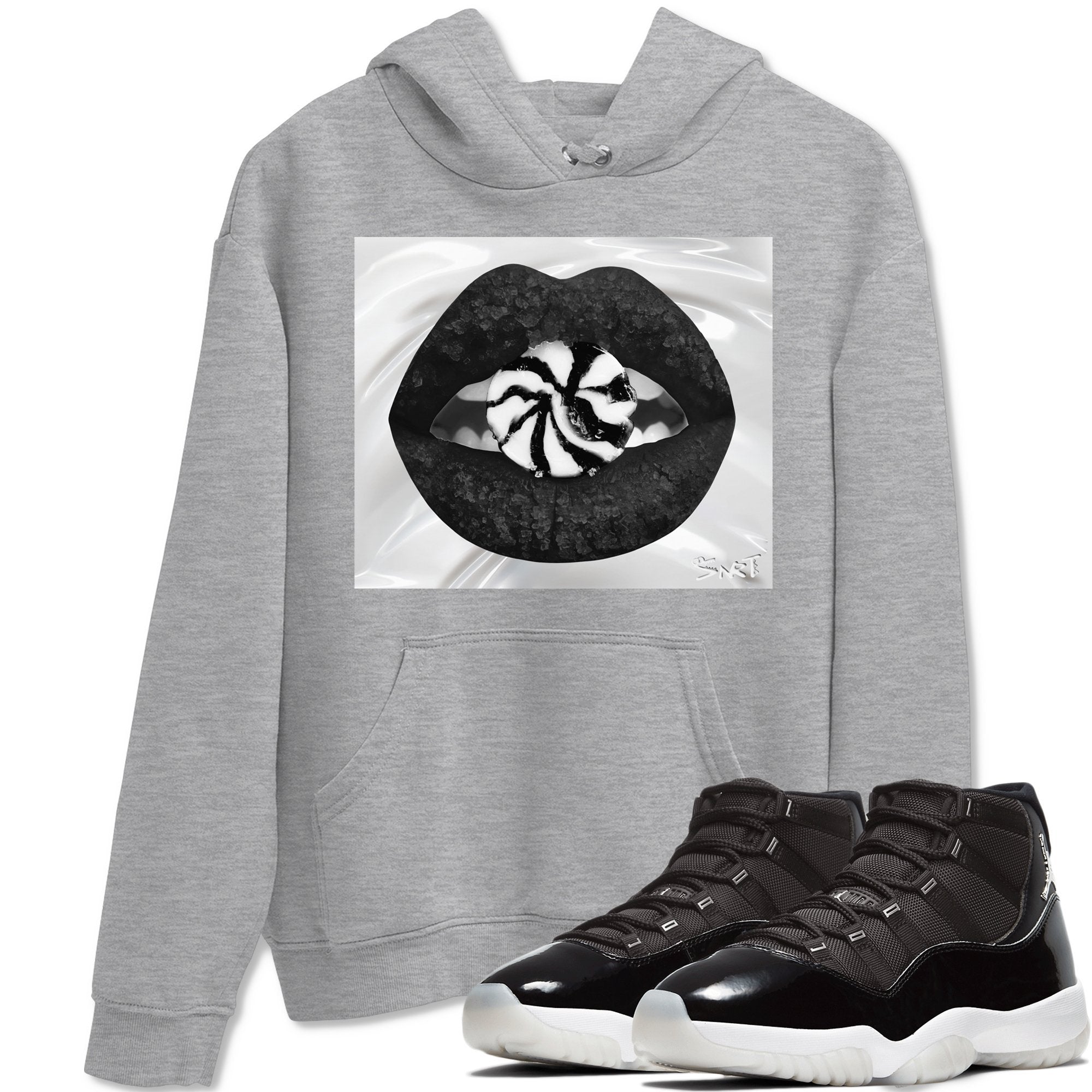 Jordan 11 Jubilee Shirt To Match Jordans Lips Candy Sneaker Tees Jordan 11 Jubilee Drip Gear Zone Sneaker Matching Clothing Unisex Shirts