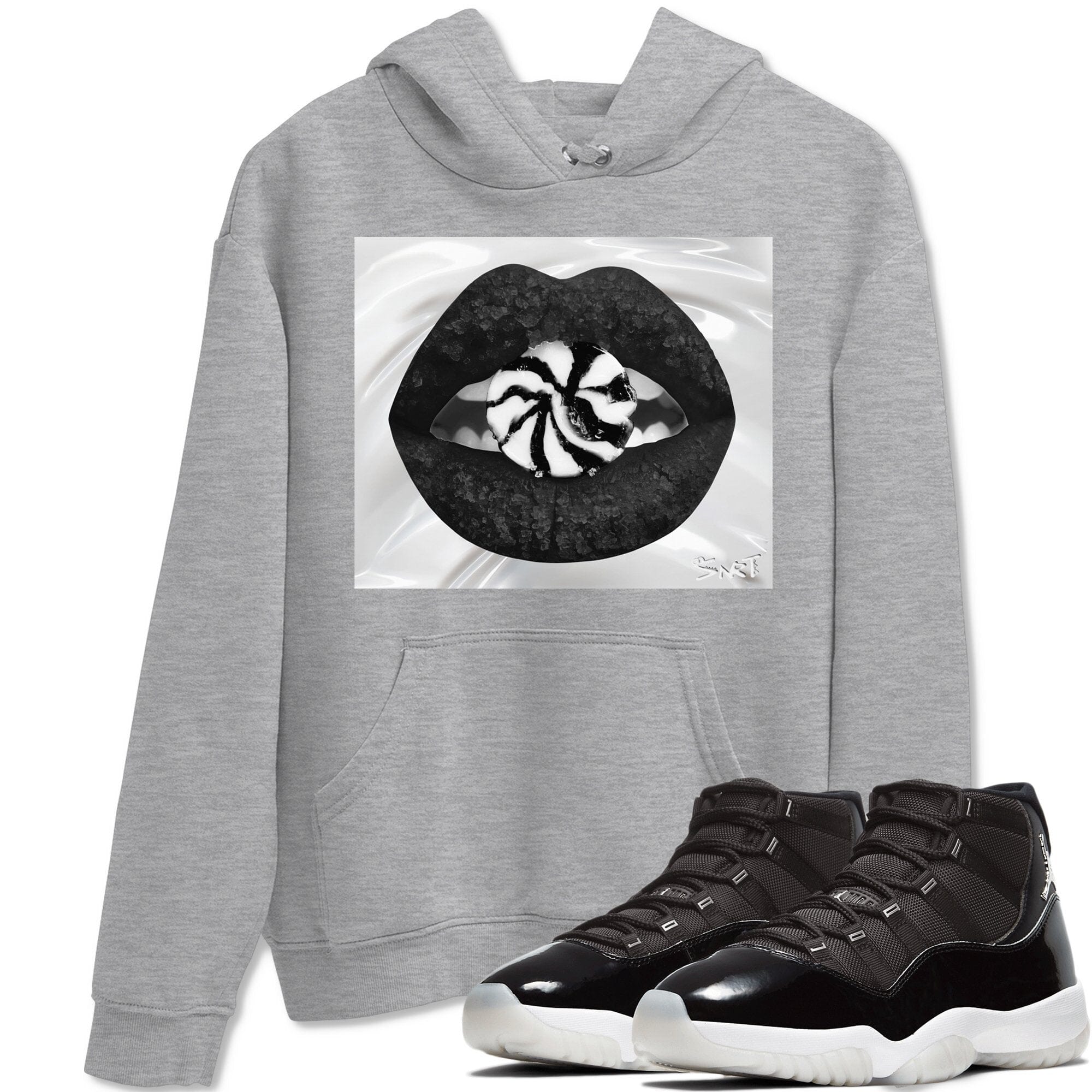 Jordan 11 Jubilee Shirt To Match Jordans Lips Candy Sneaker Tees Jordan 11 Jubilee Drip Gear Zone Sneaker Matching Clothing Unisex Shirts