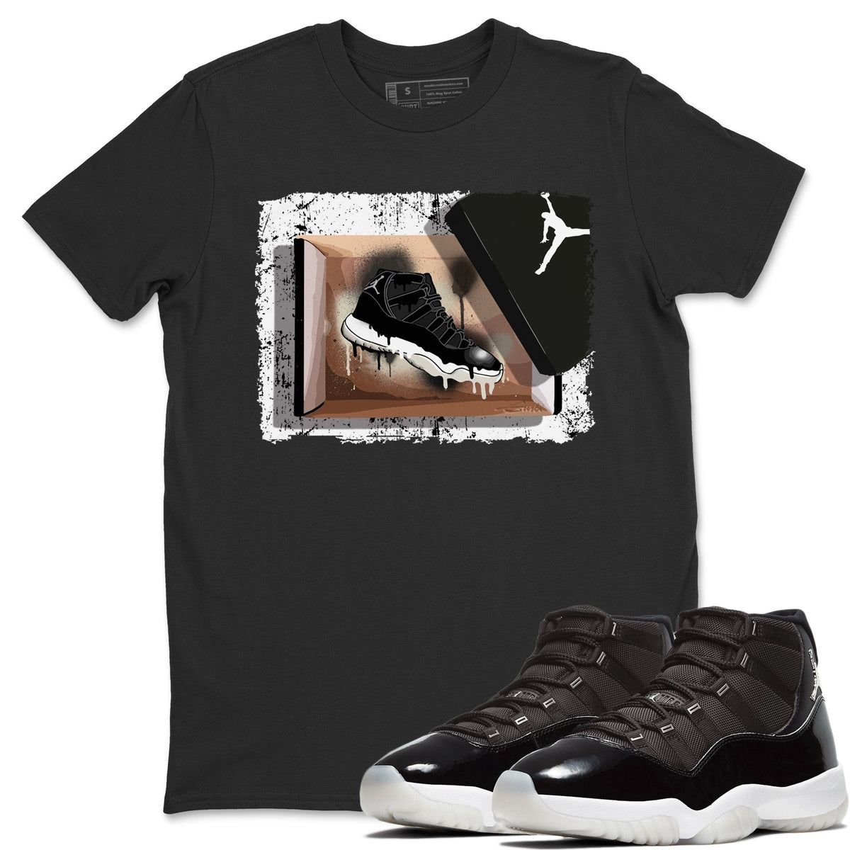 Jordan 11 Jubilee Shirt To Match Jordans New Kicks Sneaker Tees Jordan 11 Jubilee Drip Gear Zone Sneaker Matching Clothing Unisex Shirts