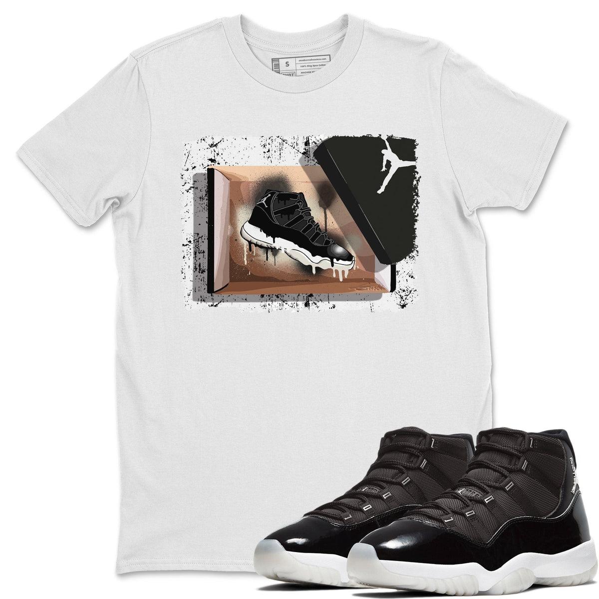 Jordan 11 Jubilee Shirt To Match Jordans New Kicks Sneaker Tees Jordan 11 Jubilee Drip Gear Zone Sneaker Matching Clothing Unisex Shirts