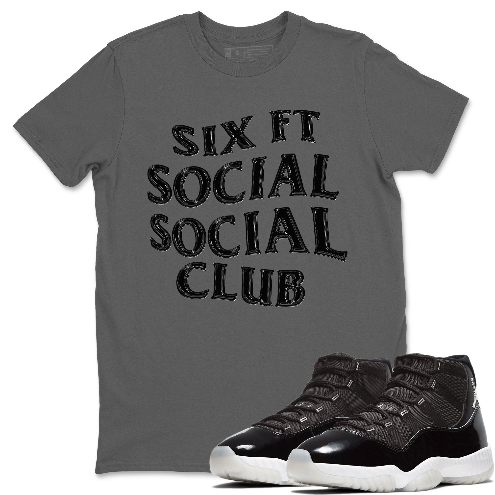 Jordan 11 Jubilee Shirt To Match Jordans Six FT Social Club Sneaker Tees Jordan 11 Jubilee Drip Gear Zone Sneaker Matching Clothing Unisex Shirts