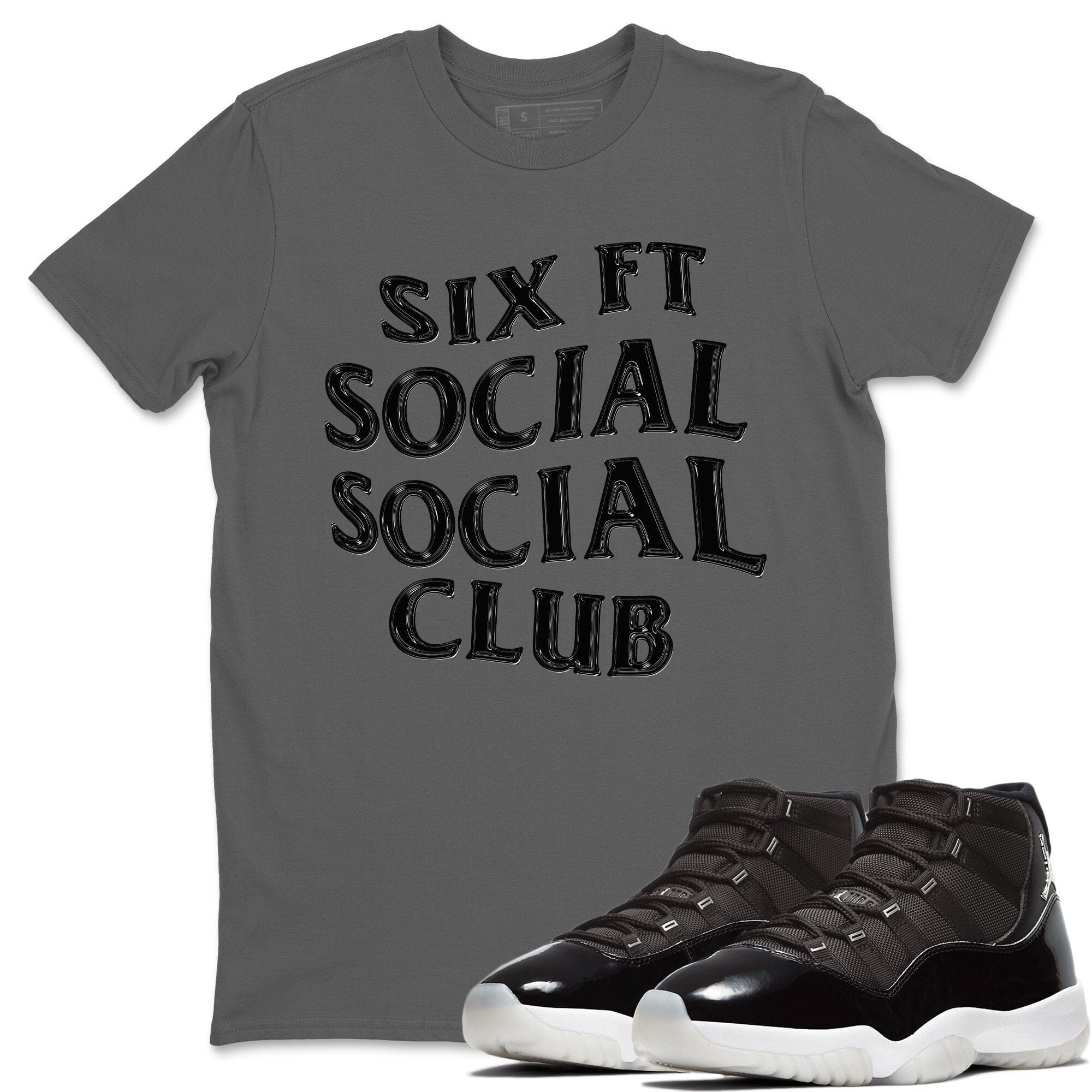 Jordan 11 Jubilee Shirt To Match Jordans Six FT Social Club Sneaker Tees Jordan 11 Jubilee Drip Gear Zone Sneaker Matching Clothing Unisex Shirts