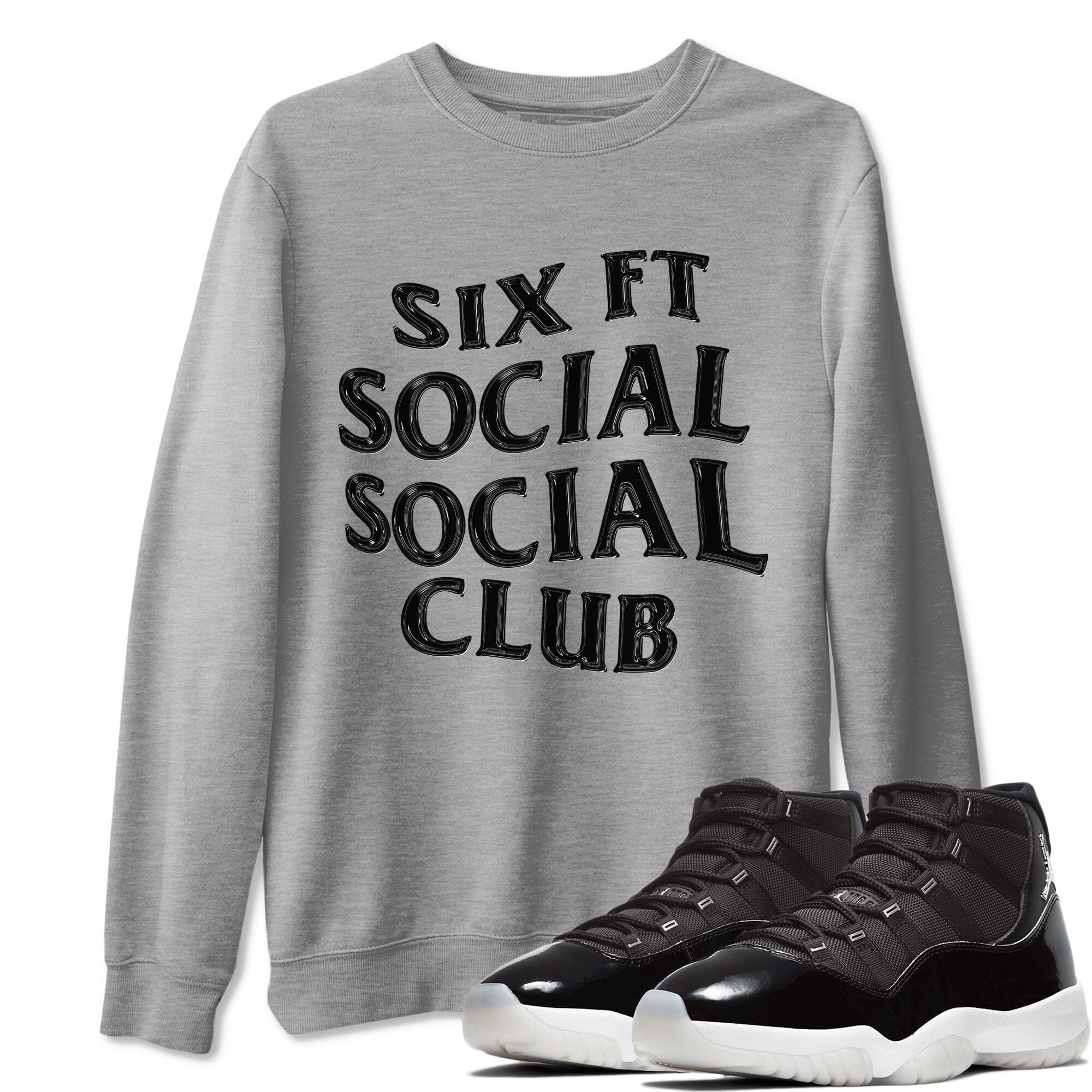 Jordan 11 Jubilee Shirt To Match Jordans Six FT Social Club Sneaker Tees Jordan 11 Jubilee Drip Gear Zone Sneaker Matching Clothing Unisex Shirts