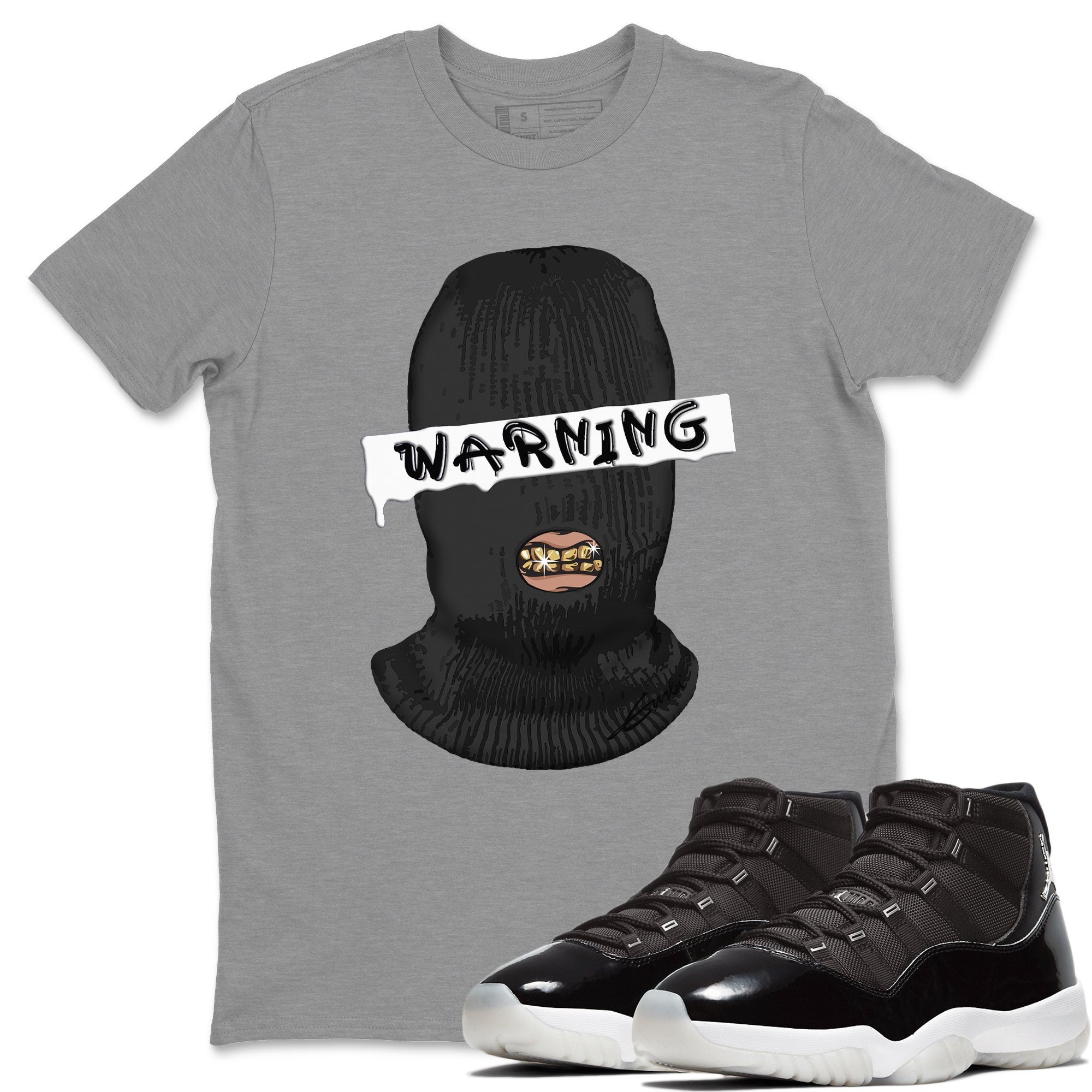 Jordan 11 Jubilee Shirt To Match Jordans Warning Sneaker Tees Jordan 11 Jubilee Drip Gear Zone Sneaker Matching Clothing Unisex Shirts