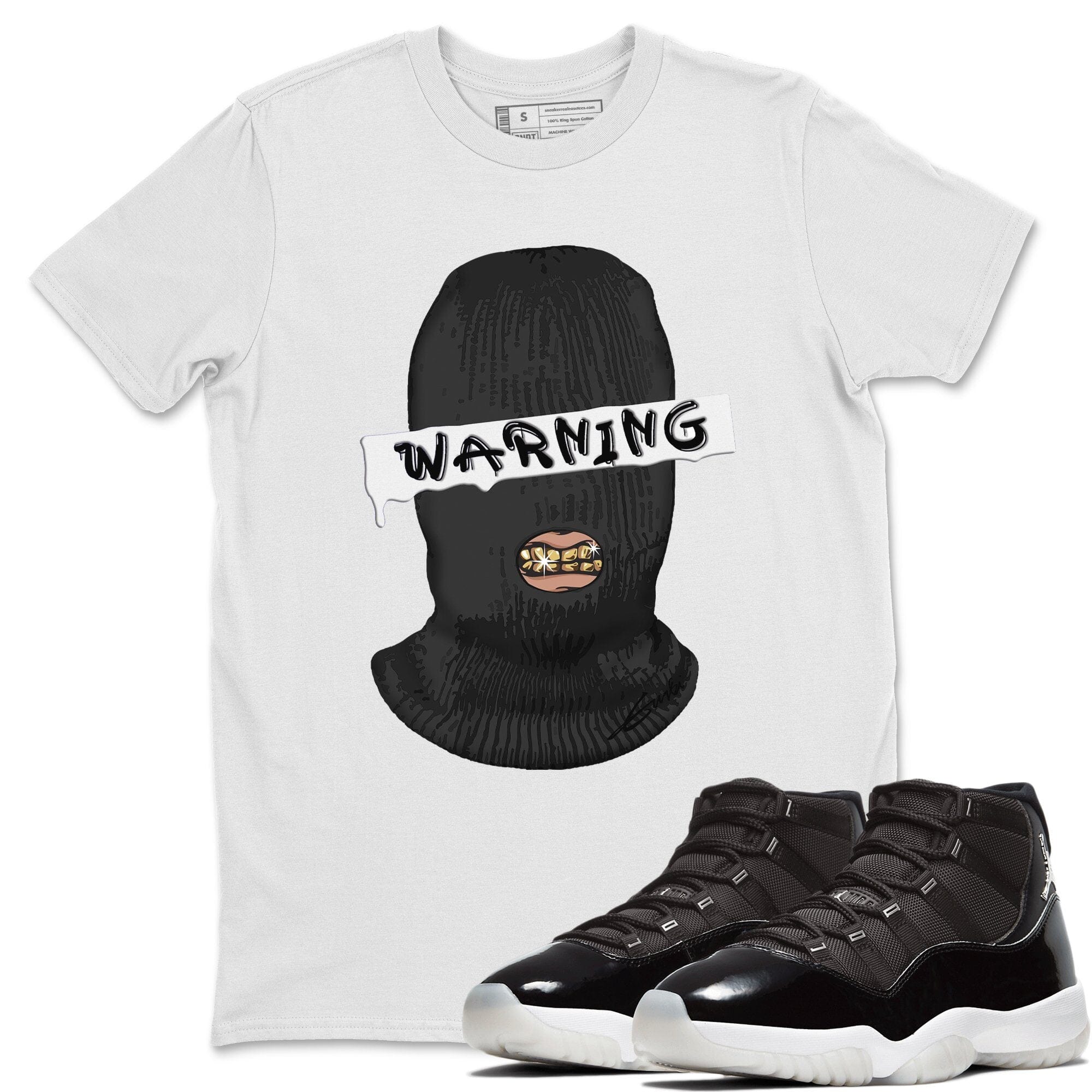 Jordan 11 Jubilee Shirt To Match Jordans Warning Sneaker Tees Jordan 11 Jubilee Drip Gear Zone Sneaker Matching Clothing Unisex Shirts