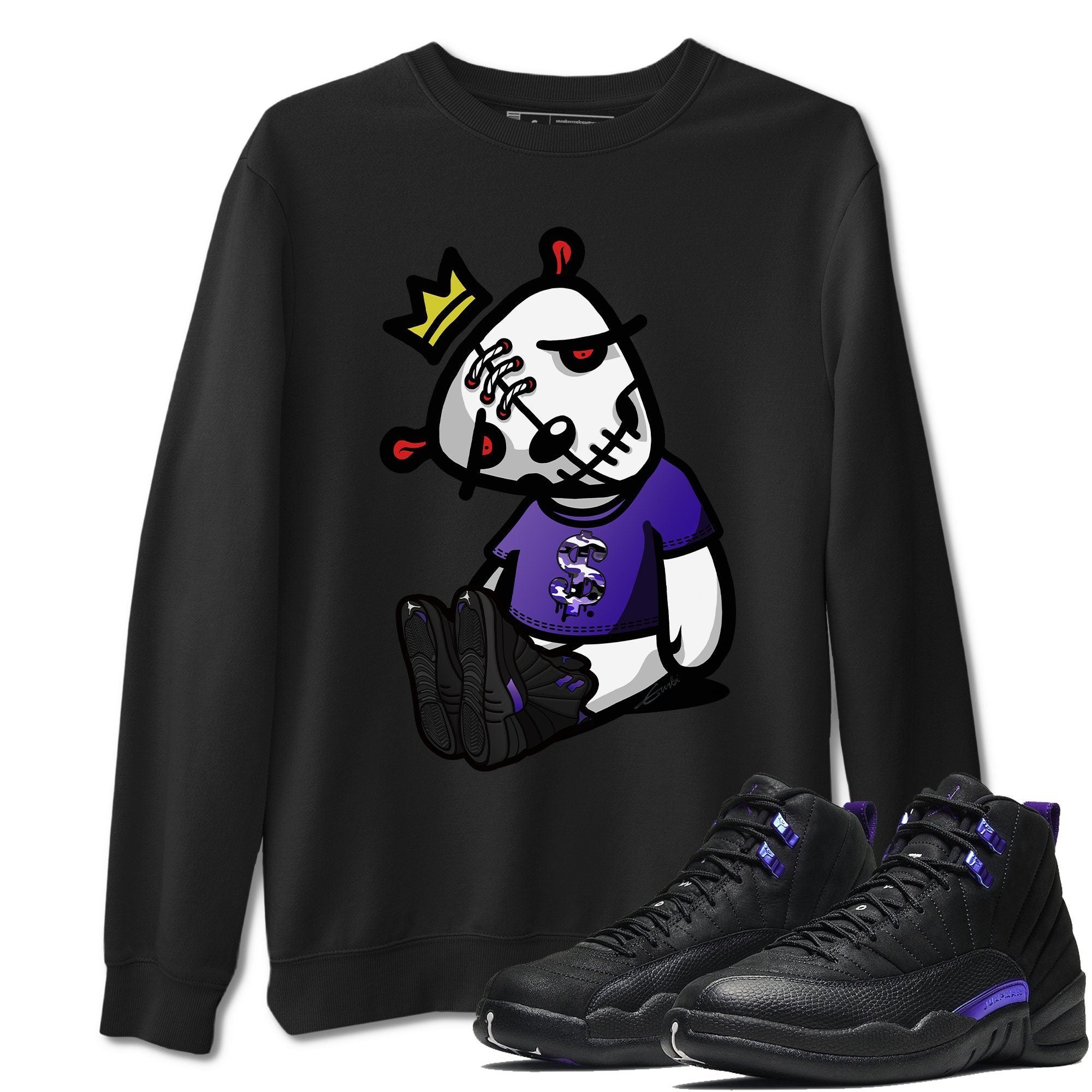 Jordan 12 Dark Concord Shirt To Match Jordans Dead Dolls Sneaker Tees Jordan 12 Dark Concord Drip Gear Zone Sneaker Matching Clothing Unisex Shirts