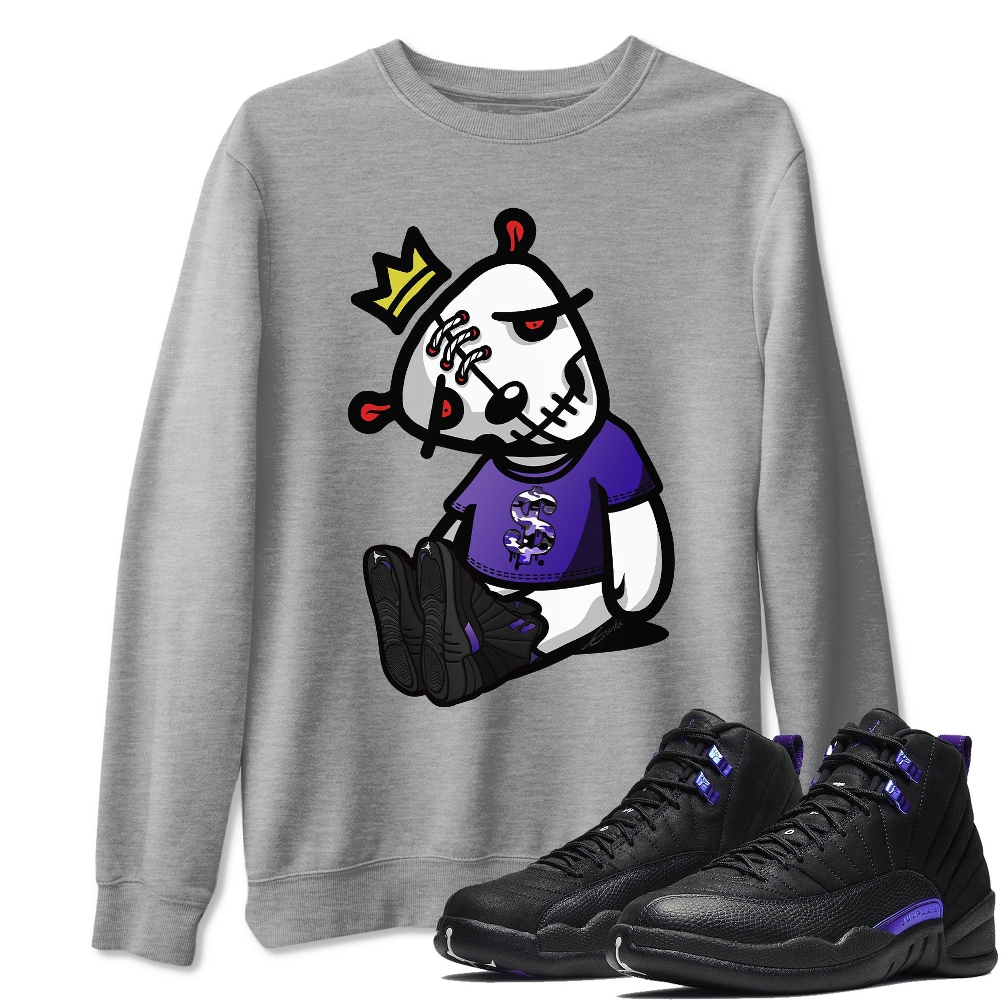Jordan 12 Dark Concord Shirt To Match Jordans Dead Dolls Sneaker Tees Jordan 12 Dark Concord Drip Gear Zone Sneaker Matching Clothing Unisex Shirts