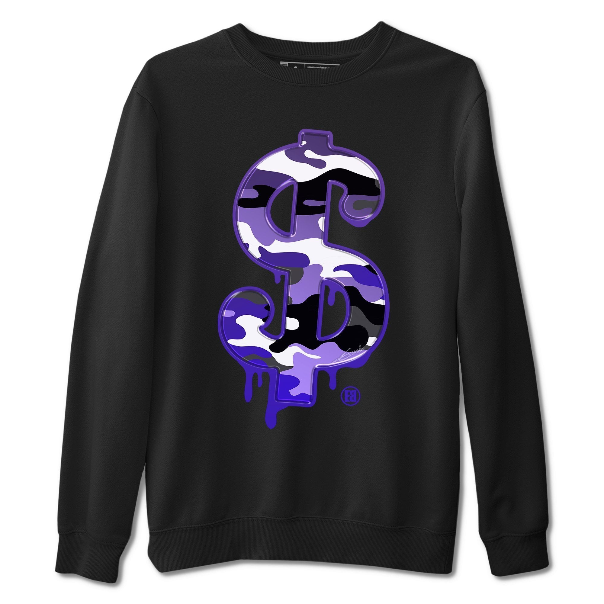 Jordan 12 Dark Concord Shirt To Match Jordans Dollar Camo Sneaker Tees Jordan 12 Dark Concord Drip Gear Zone Sneaker Matching Clothing Unisex Shirts