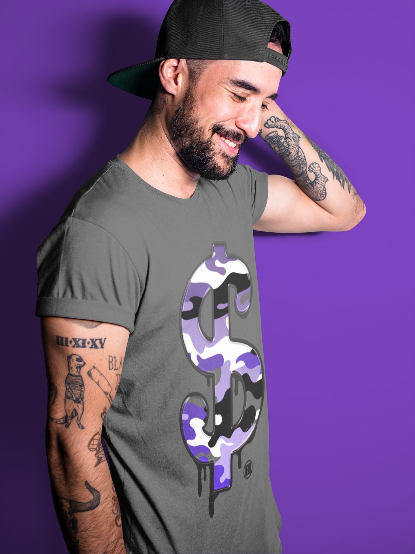 Jordan 12 Dark Concord Shirt To Match Jordans Dollar Camo Sneaker Tees Jordan 12 Dark Concord Drip Gear Zone Sneaker Matching Clothing Unisex Shirts