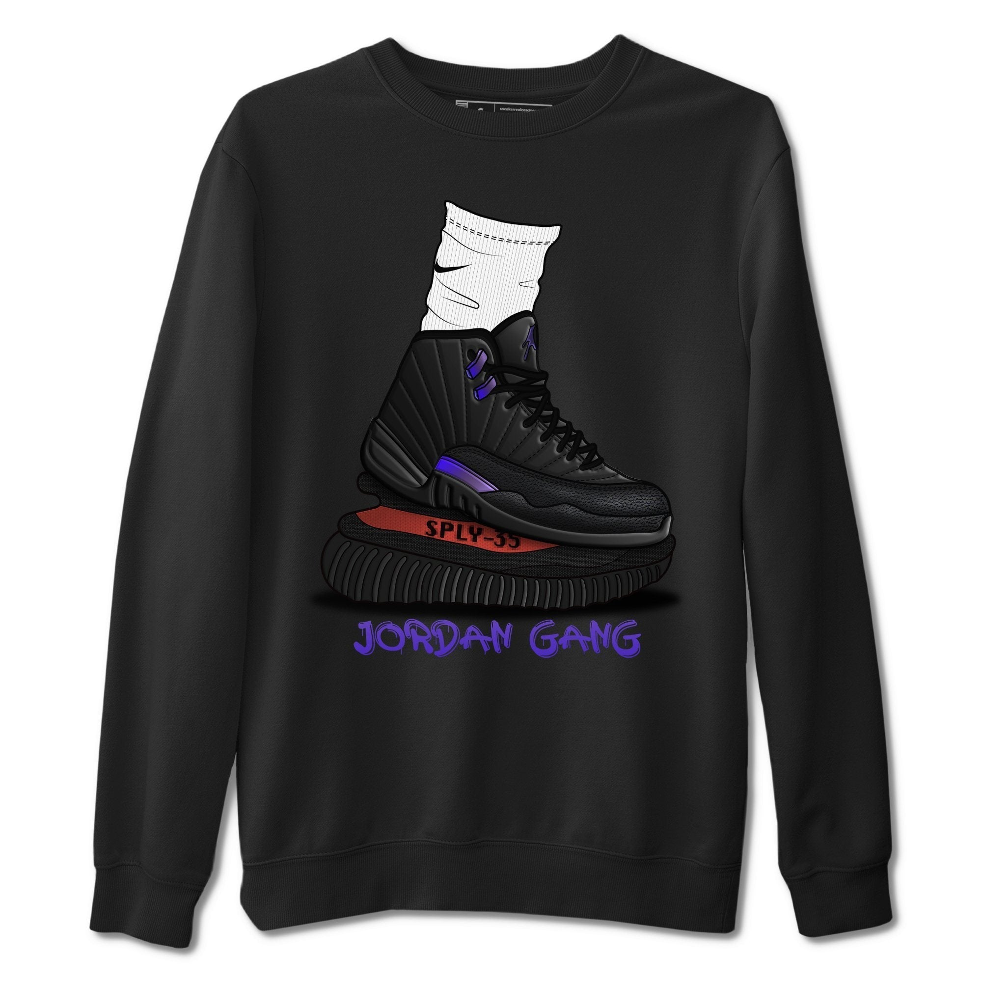 Jordan 12 Dark Concord Shirt To Match Jordans Jordan Gang Sneaker Tees Jordan 12 Dark Concord Drip Gear Zone Sneaker Matching Clothing Unisex Shirts