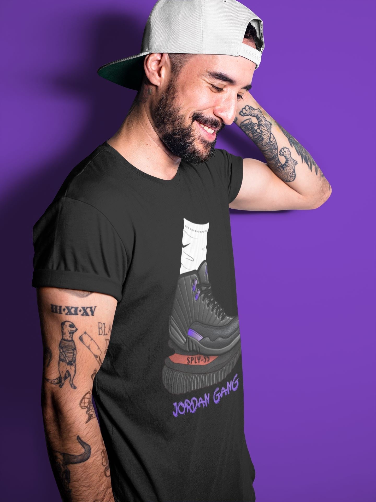 Jordan 12 Dark Concord Shirt To Match Jordans Jordan Gang Sneaker Tees Jordan 12 Dark Concord Drip Gear Zone Sneaker Matching Clothing Unisex Shirts