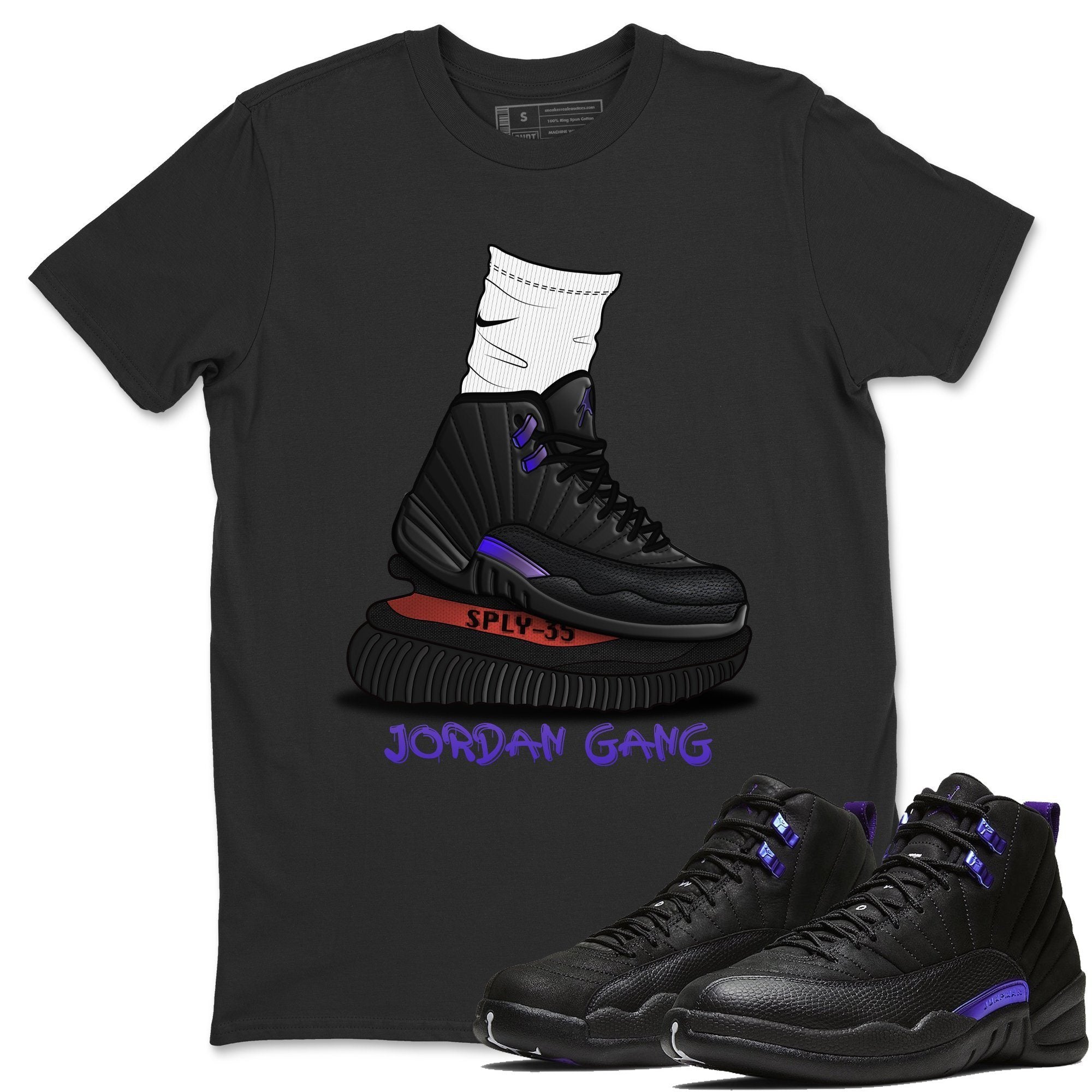Jordan 12 Dark Concord Shirt To Match Jordans Jordan Gang Sneaker Tees Jordan 12 Dark Concord Drip Gear Zone Sneaker Matching Clothing Unisex Shirts