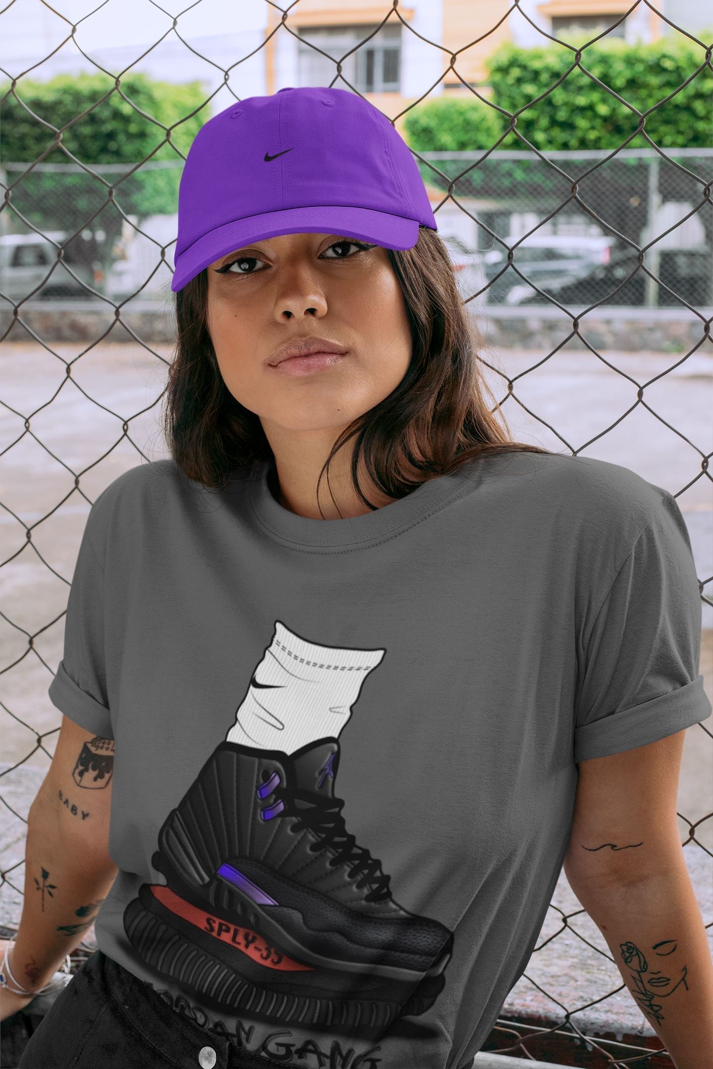 Jordan 12 Dark Concord Shirt To Match Jordans Jordan Gang Sneaker Tees Jordan 12 Dark Concord Drip Gear Zone Sneaker Matching Clothing Unisex Shirts