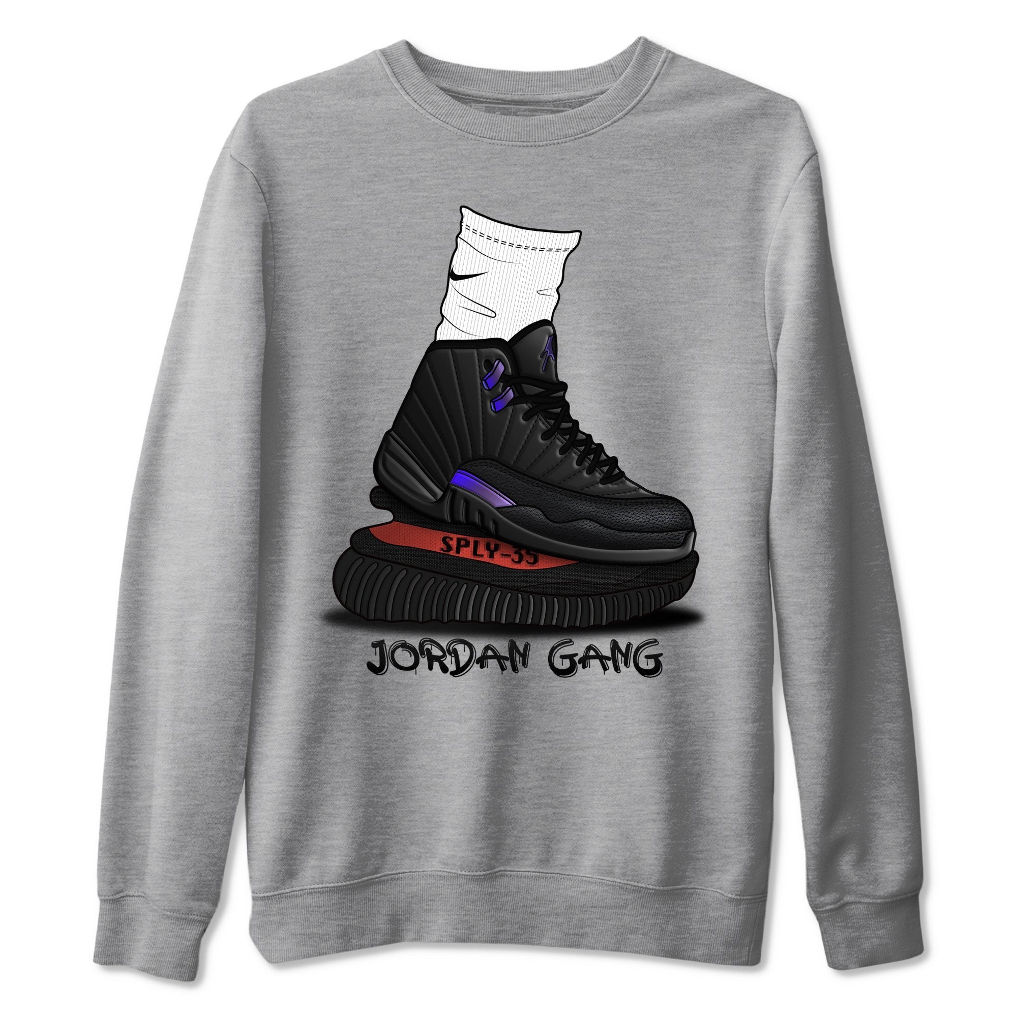 Jordan 12 Dark Concord Shirt To Match Jordans Jordan Gang Sneaker Tees Jordan 12 Dark Concord Drip Gear Zone Sneaker Matching Clothing Unisex Shirts