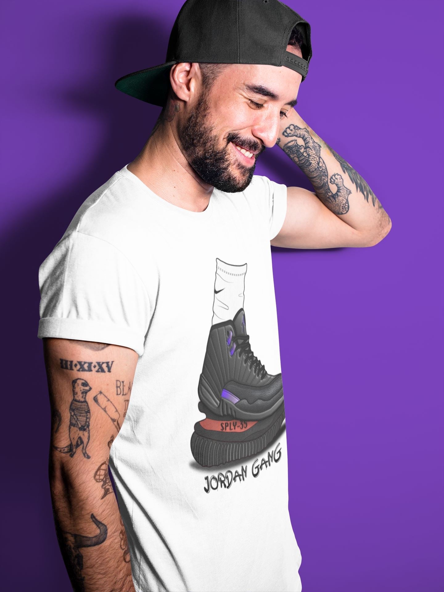 Jordan 12 Dark Concord Shirt To Match Jordans Jordan Gang Sneaker Tees Jordan 12 Dark Concord Drip Gear Zone Sneaker Matching Clothing Unisex Shirts