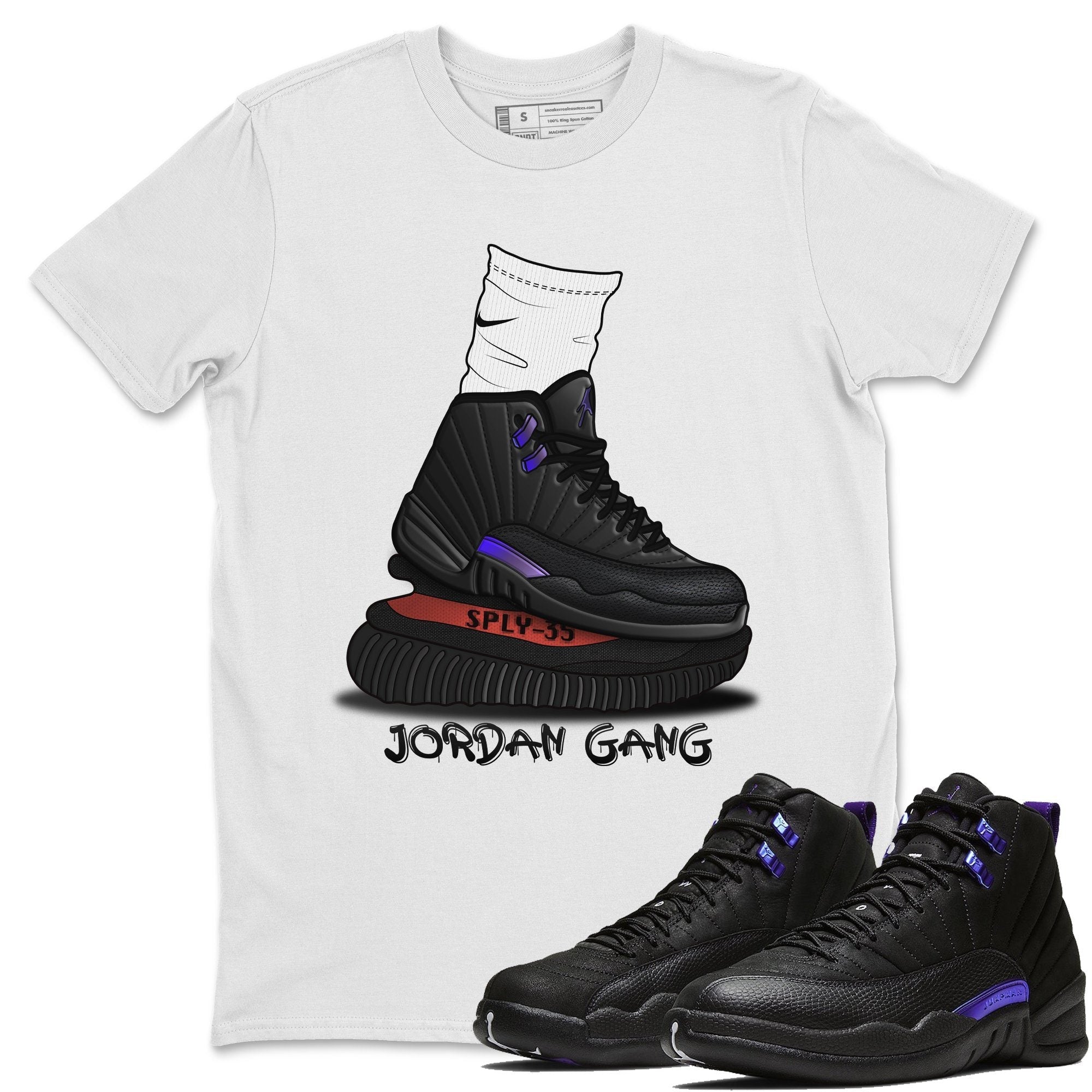 Jordan 12 Dark Concord Shirt To Match Jordans Jordan Gang Sneaker Tees Jordan 12 Dark Concord Drip Gear Zone Sneaker Matching Clothing Unisex Shirts
