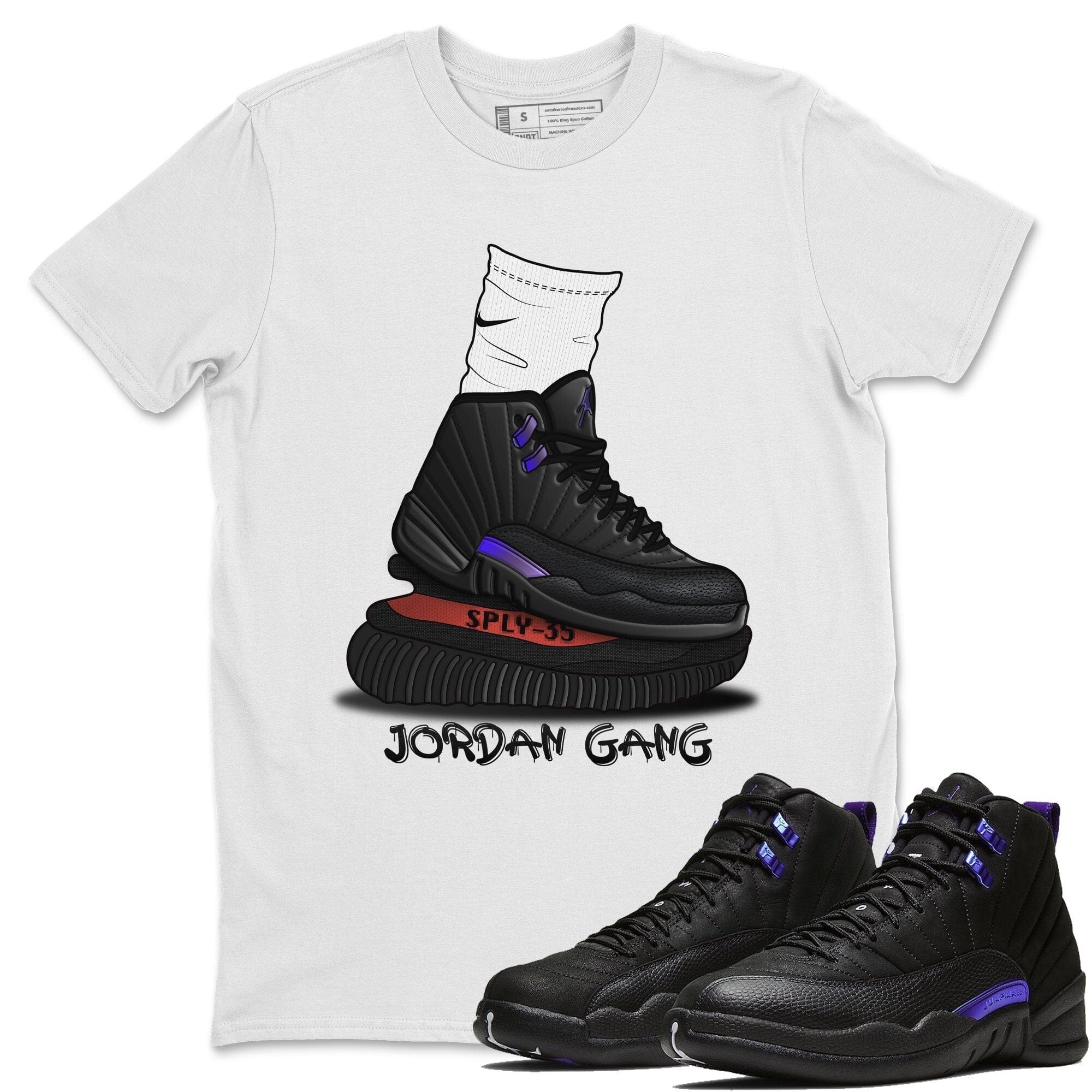 Jordan 12 Dark Concord Shirt To Match Jordans Jordan Gang Sneaker Tees Jordan 12 Dark Concord Drip Gear Zone Sneaker Matching Clothing Unisex Shirts
