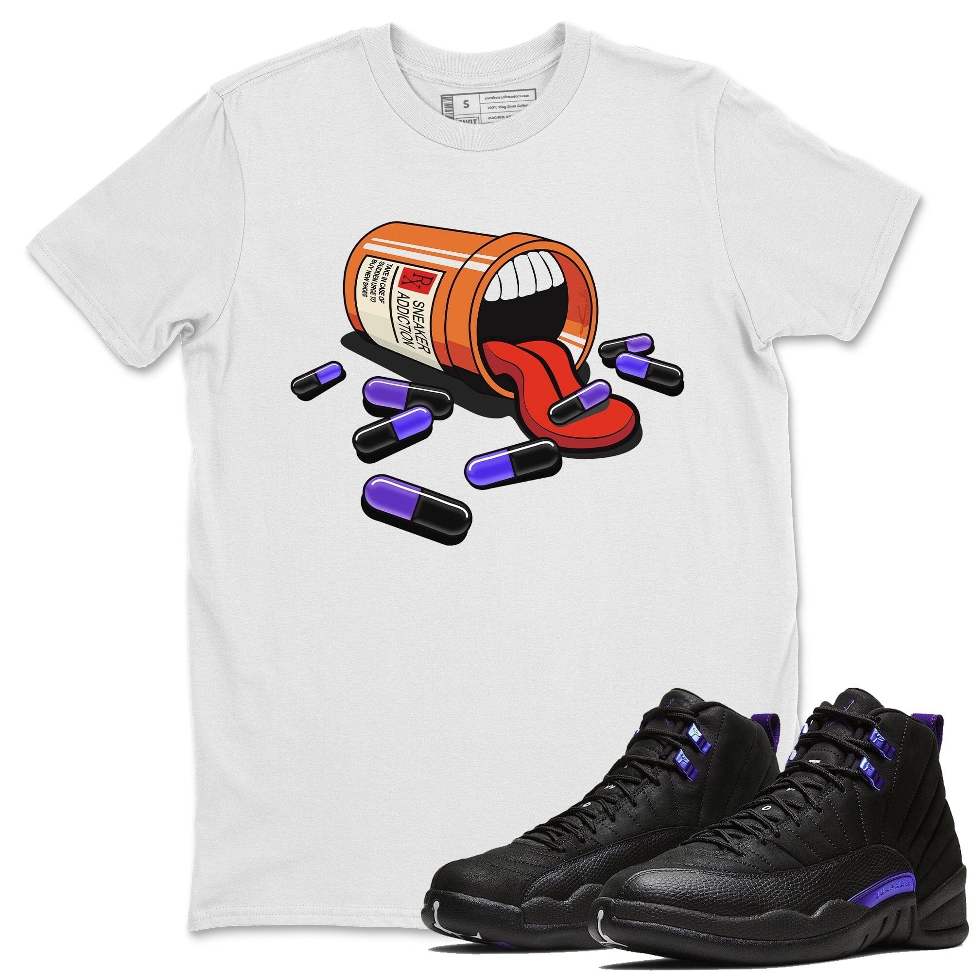 Jordan 12 Dark Concord Shirt To Match Jordans Sneaker Addiction Sneaker Tees Jordan 12 Dark Concord Drip Gear Zone Sneaker Matching Clothing Unisex Shirts