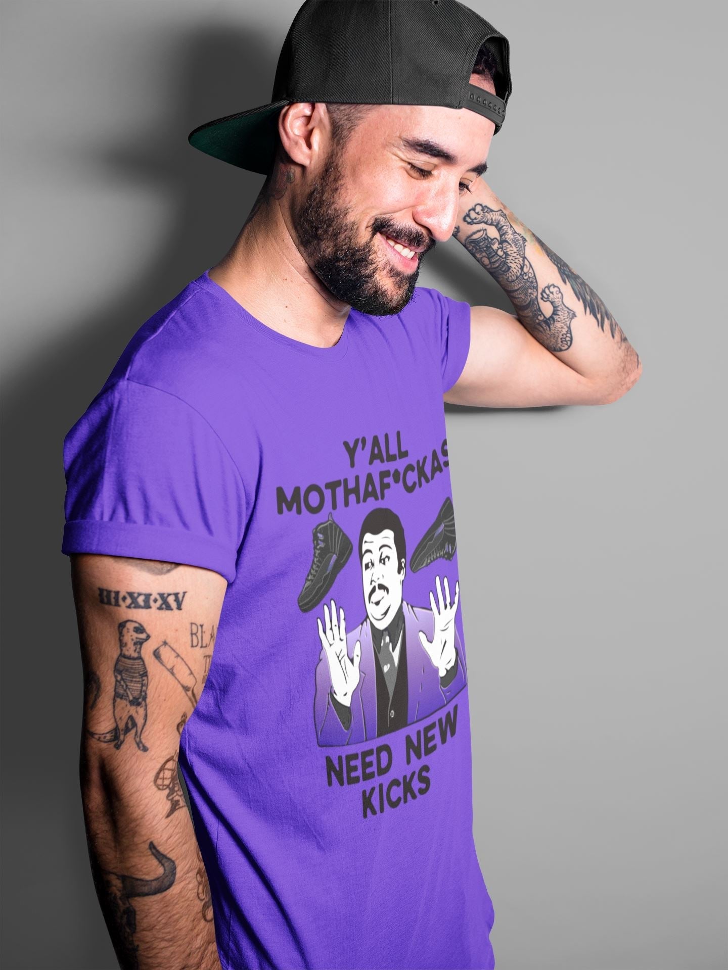 Jordan 12 Dark Concord Shirt To Match Jordans Y'all Need New Kicks Sneaker Tees Jordan 12 Dark Concord Drip Gear Zone Sneaker Matching Clothing Unisex Shirts