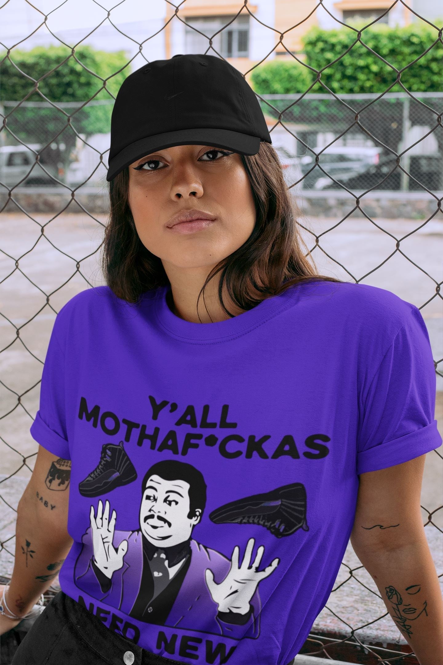 Jordan 12 Dark Concord Shirt To Match Jordans Y'all Need New Kicks Sneaker Tees Jordan 12 Dark Concord Drip Gear Zone Sneaker Matching Clothing Unisex Shirts