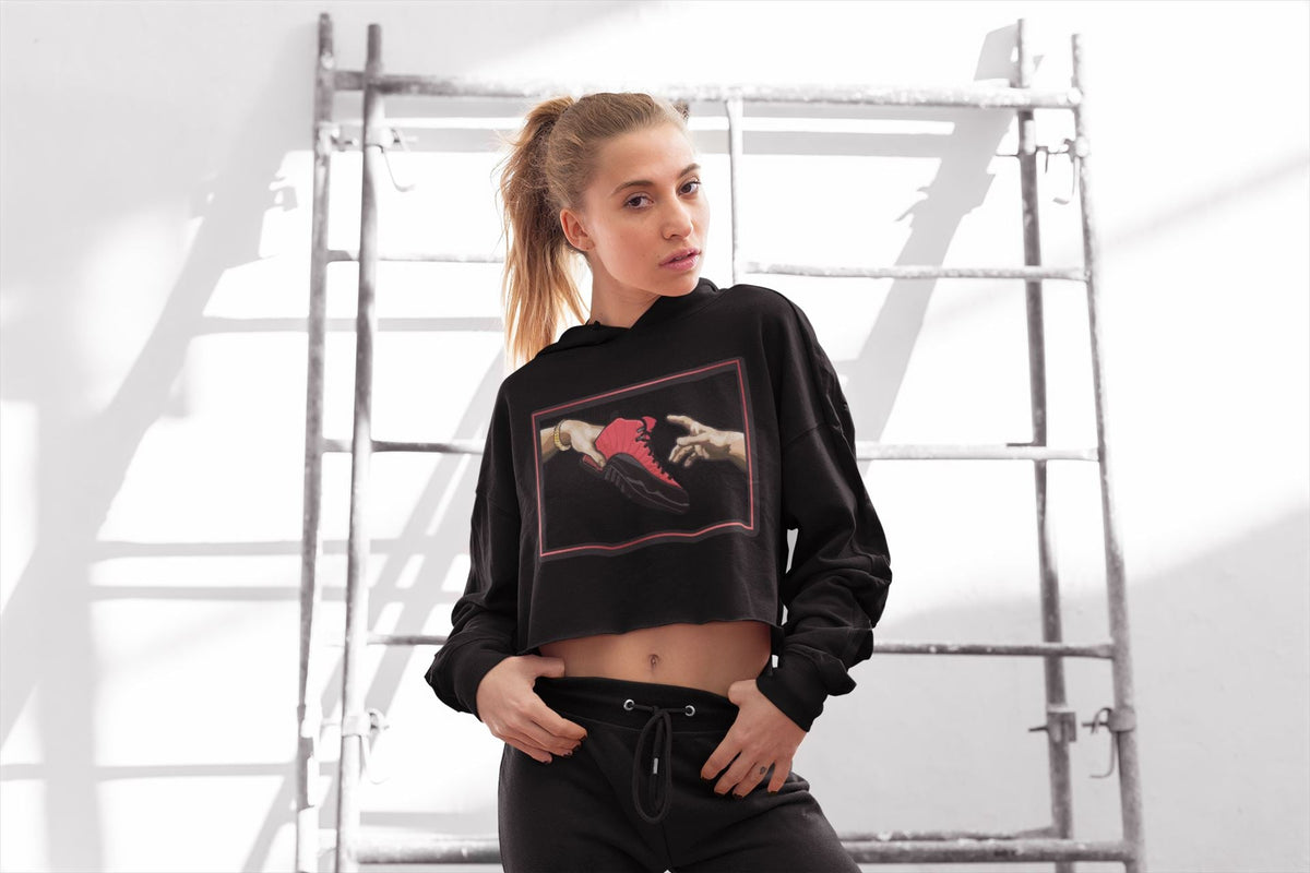 Jordan 12 Reverse Flu Game Sneaker Matching T-Shirt Adam's Creation Sneaker Tees Jordan 12 Reverse Flu Game Sneaker Release Tees Women's Shirts