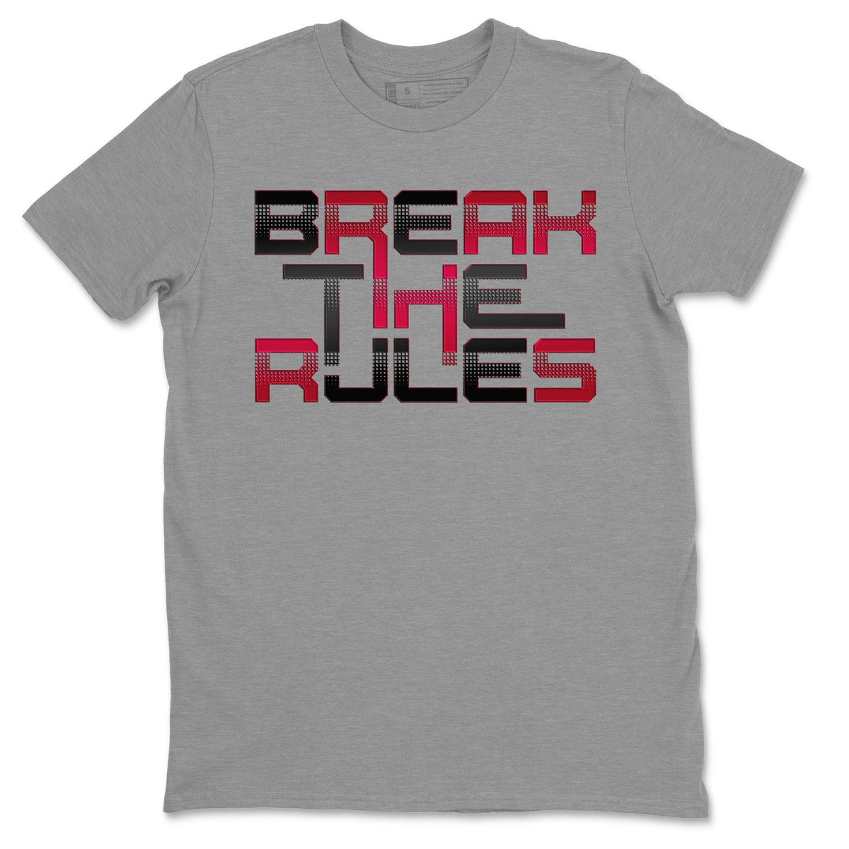 Jordan 12 Reverse Flu Game Shirt To Match Jordans Break The Rules Sneaker Tees Jordan 12 Reverse Flu Game Drip Gear Zone Sneaker Matching Clothing Unisex Shirts