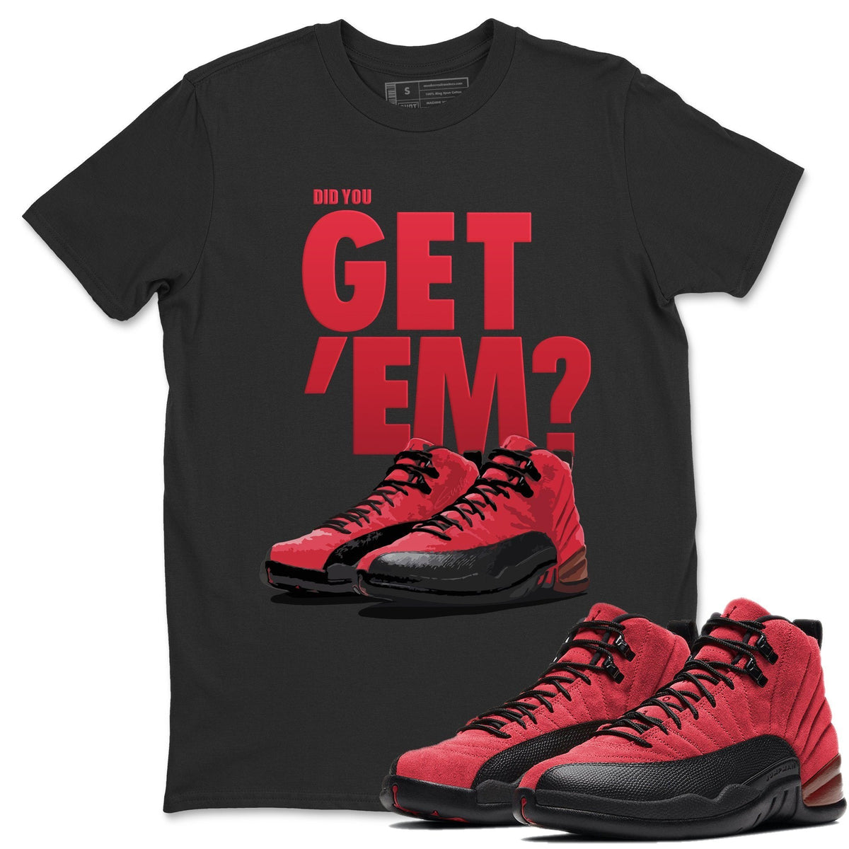 Jordan 12 Reverse Flu Game Shirt To Match Jordans Did You Get Em Drip Gear Zone Sneaker Tees Jordan 12 Reverse Flu Game Drip Gear Zone Drip Gear Zone Sneaker Matching Clothing Unisex Shirts