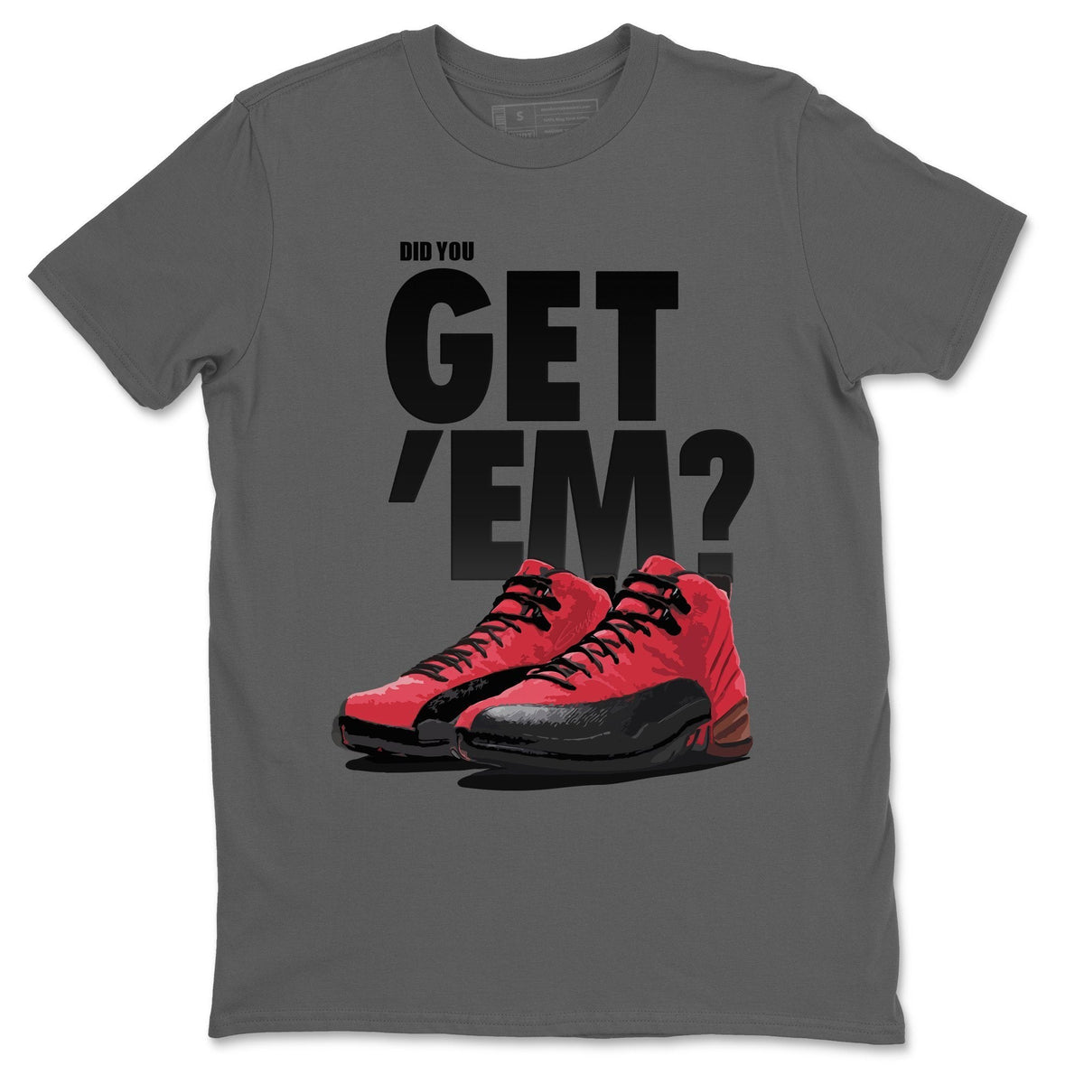 Jordan 12 Reverse Flu Game Shirt To Match Jordans Did You Get Em Drip Gear Zone Sneaker Tees Jordan 12 Reverse Flu Game Drip Gear Zone Drip Gear Zone Sneaker Matching Clothing Unisex Shirts