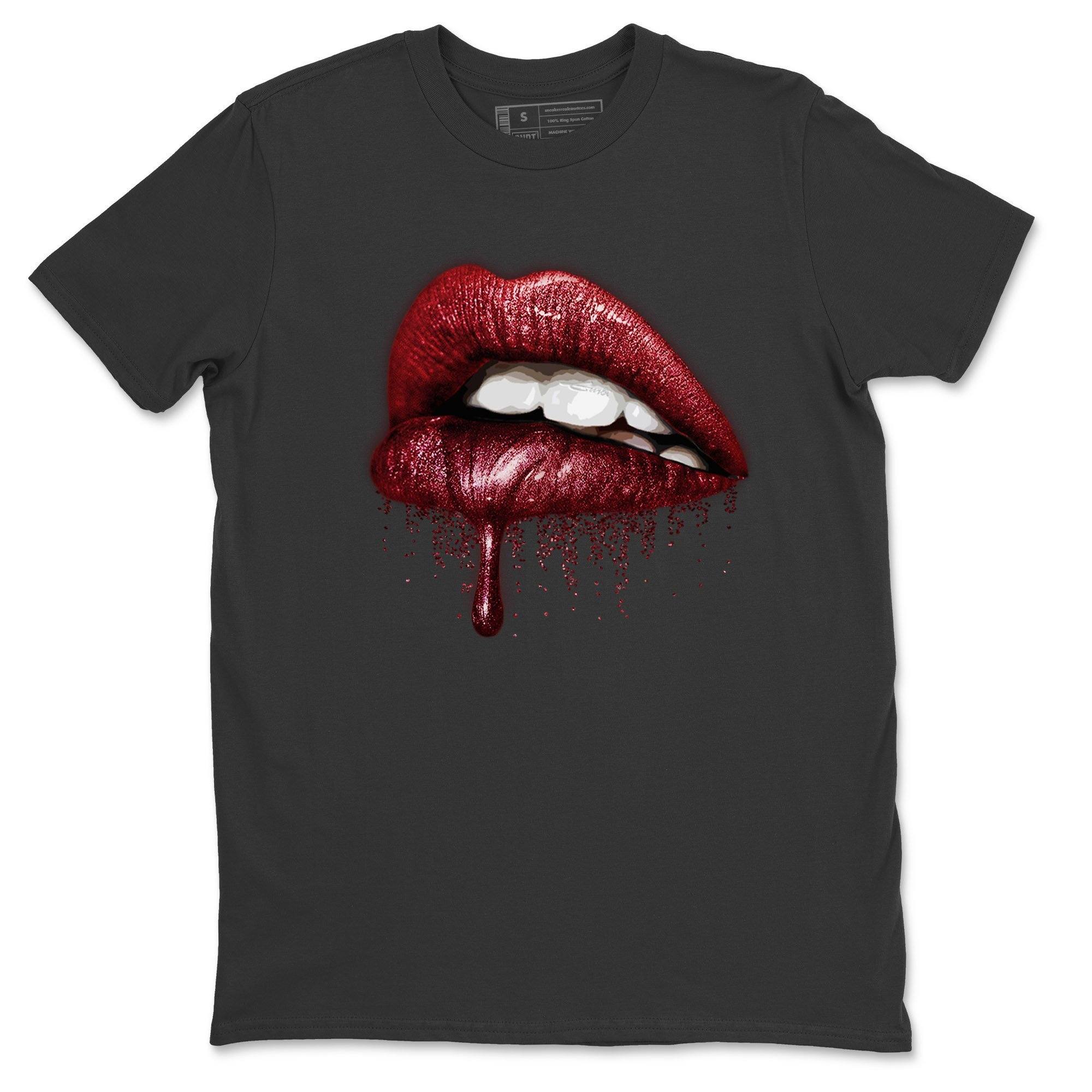 Jordan 12 Reverse Flu Game Shirt To Match Jordans Dripping Lips Sneaker Tees Jordan 12 Reverse Flu Game Drip Gear Zone Sneaker Matching Clothing Unisex Shirts