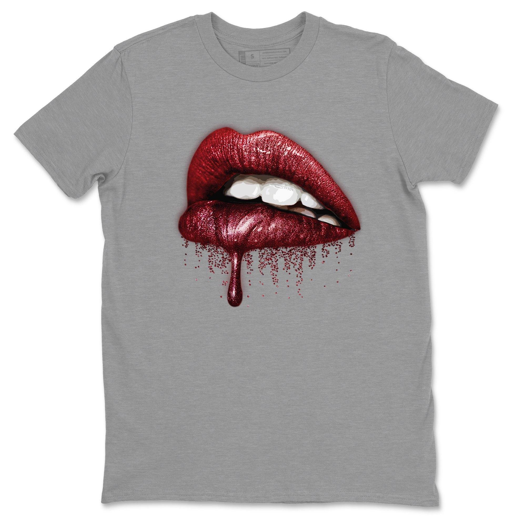 Jordan 12 Reverse Flu Game Shirt To Match Jordans Dripping Lips Sneaker Tees Jordan 12 Reverse Flu Game Drip Gear Zone Sneaker Matching Clothing Unisex Shirts