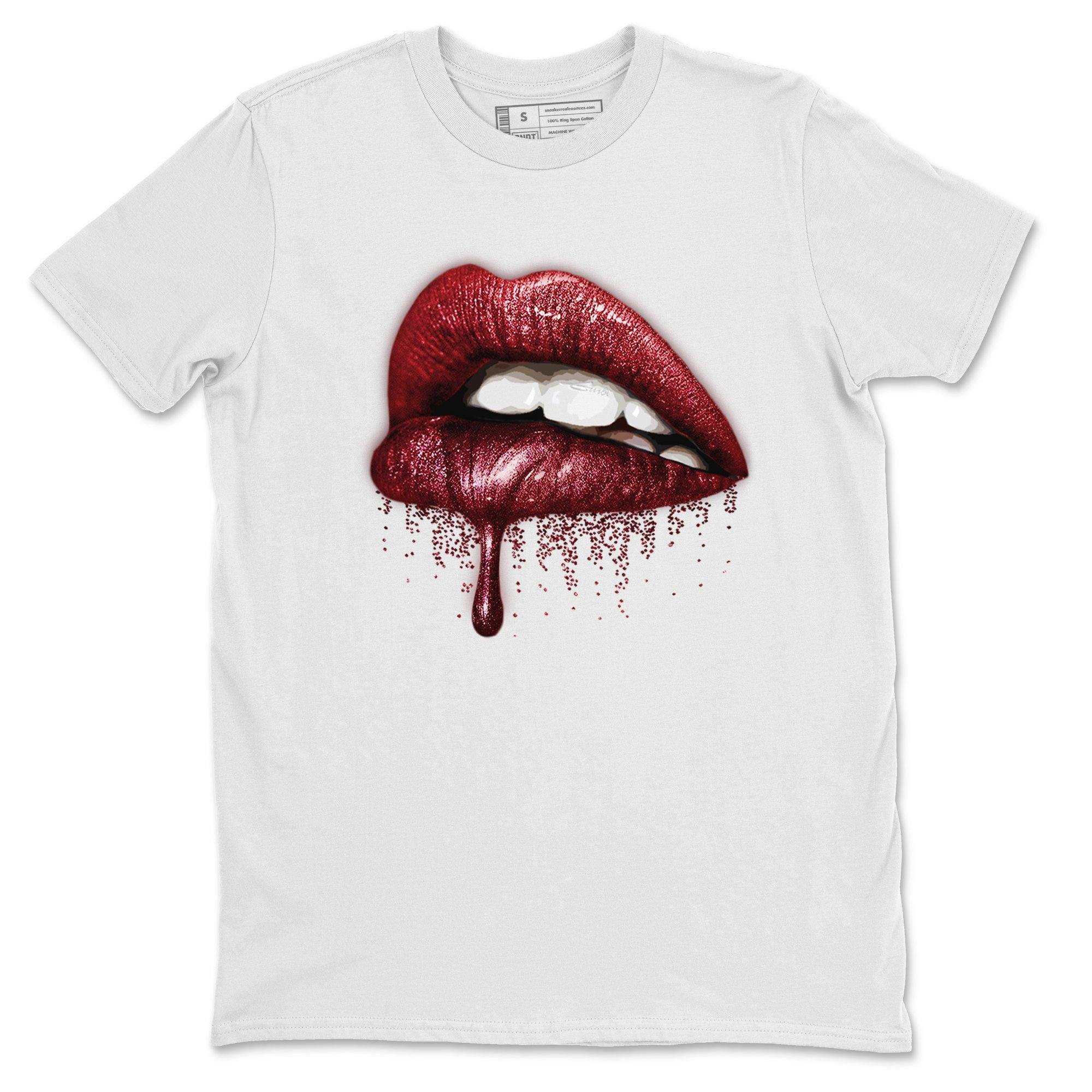 Jordan 12 Reverse Flu Game Shirt To Match Jordans Dripping Lips Sneaker Tees Jordan 12 Reverse Flu Game Drip Gear Zone Sneaker Matching Clothing Unisex Shirts