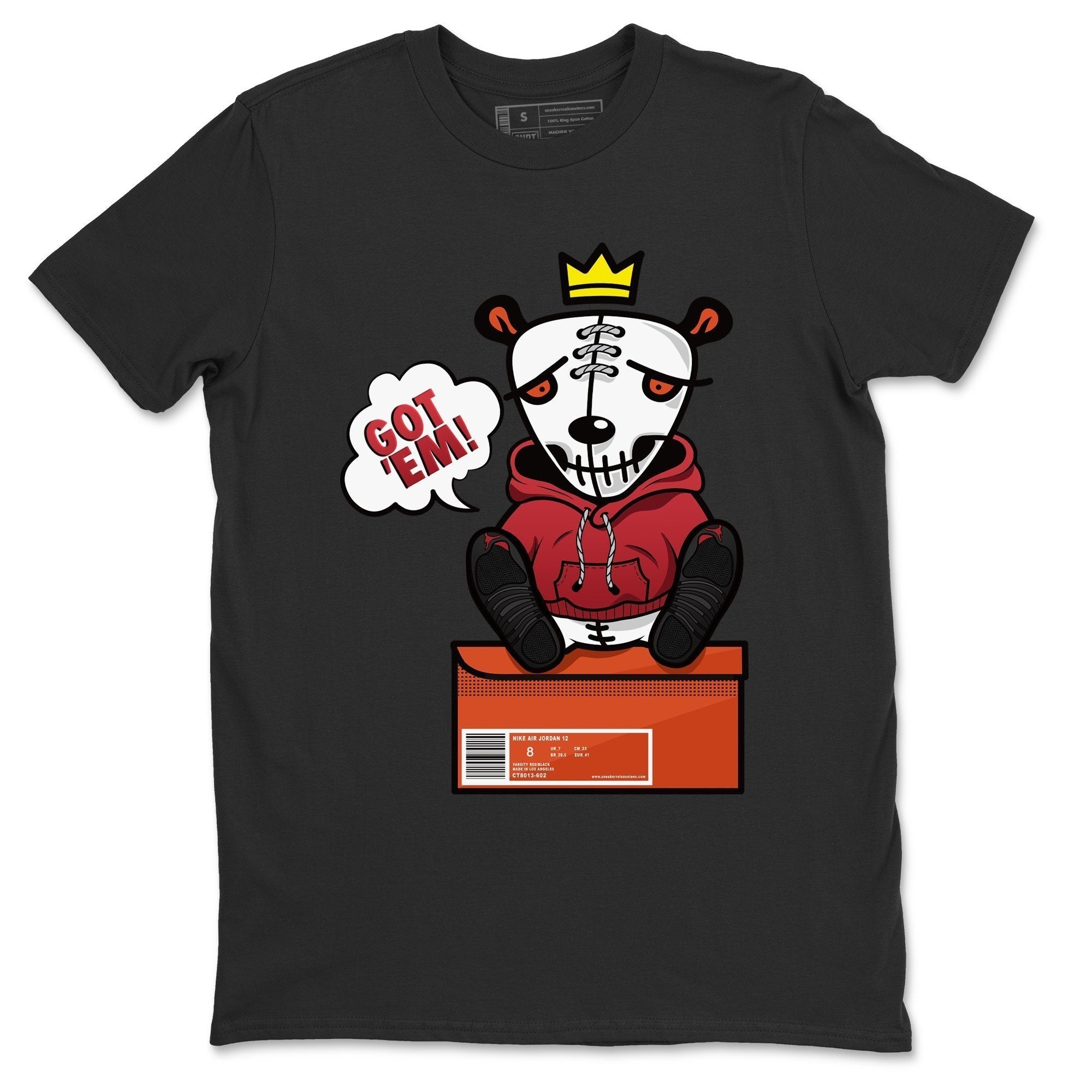 Jordan 12 Reverse Flu Game Shirt To Match Jordans Got Em Sneaker Tees Jordan 12 Reverse Flu Game Drip Gear Zone Sneaker Matching Clothing Unisex Shirts