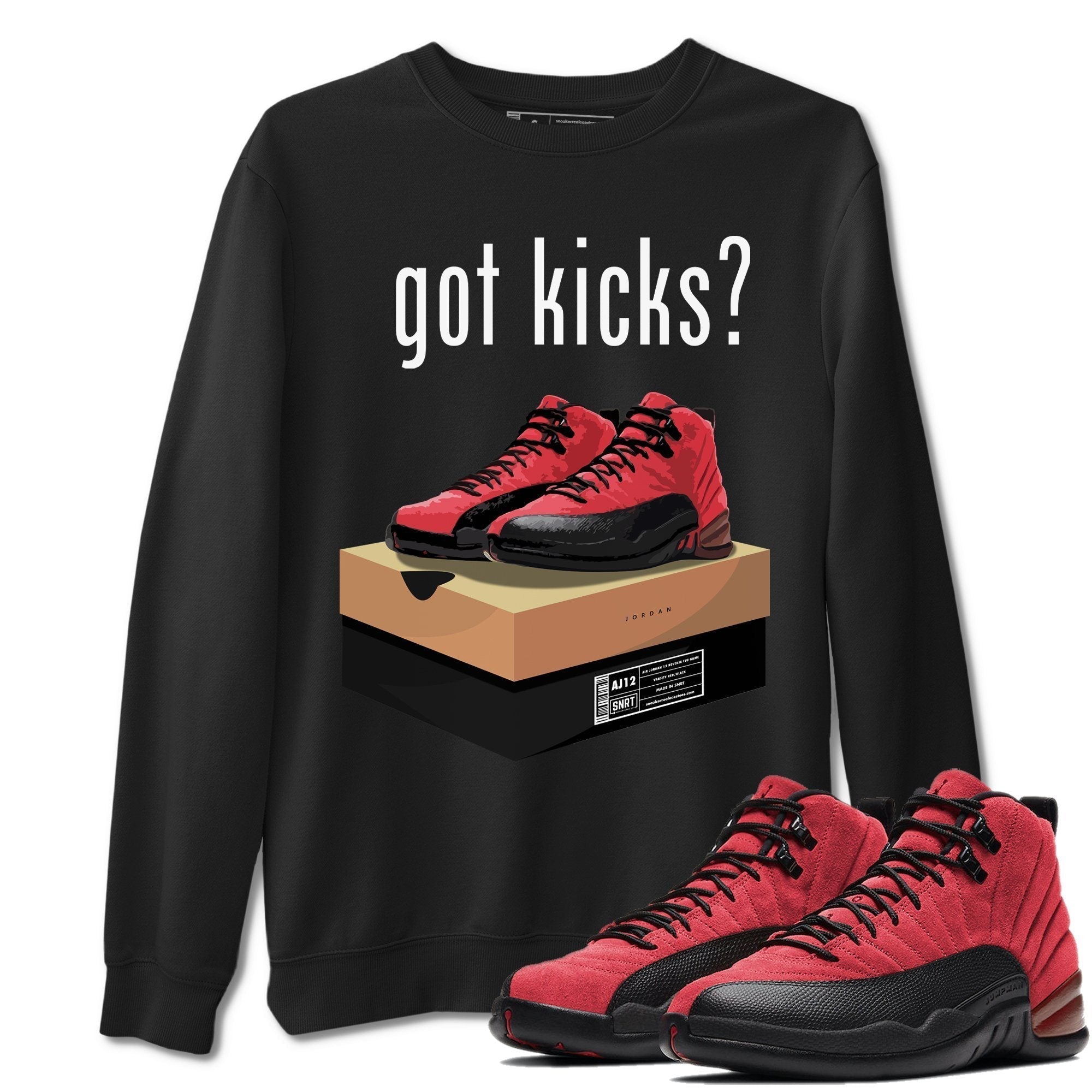 Jordan 12 Reverse Flu Game Shirt To Match Jordans Got Kicks Sneaker Tees Jordan 12 Reverse Flu Game Drip Gear Zone Sneaker Matching Clothing Unisex Shirts