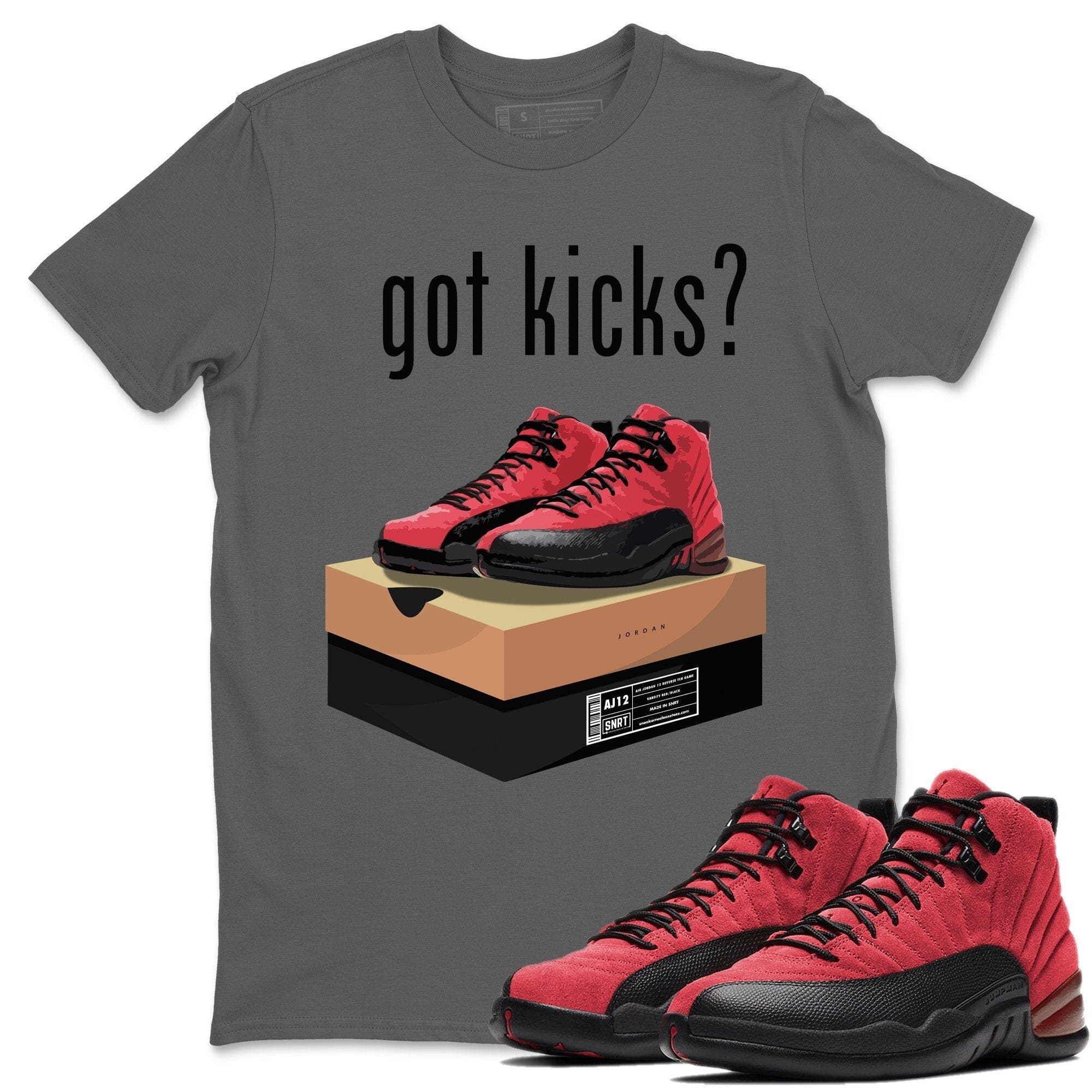 Jordan 12 Reverse Flu Game Shirt To Match Jordans Got Kicks Sneaker Tees Jordan 12 Reverse Flu Game Drip Gear Zone Sneaker Matching Clothing Unisex Shirts