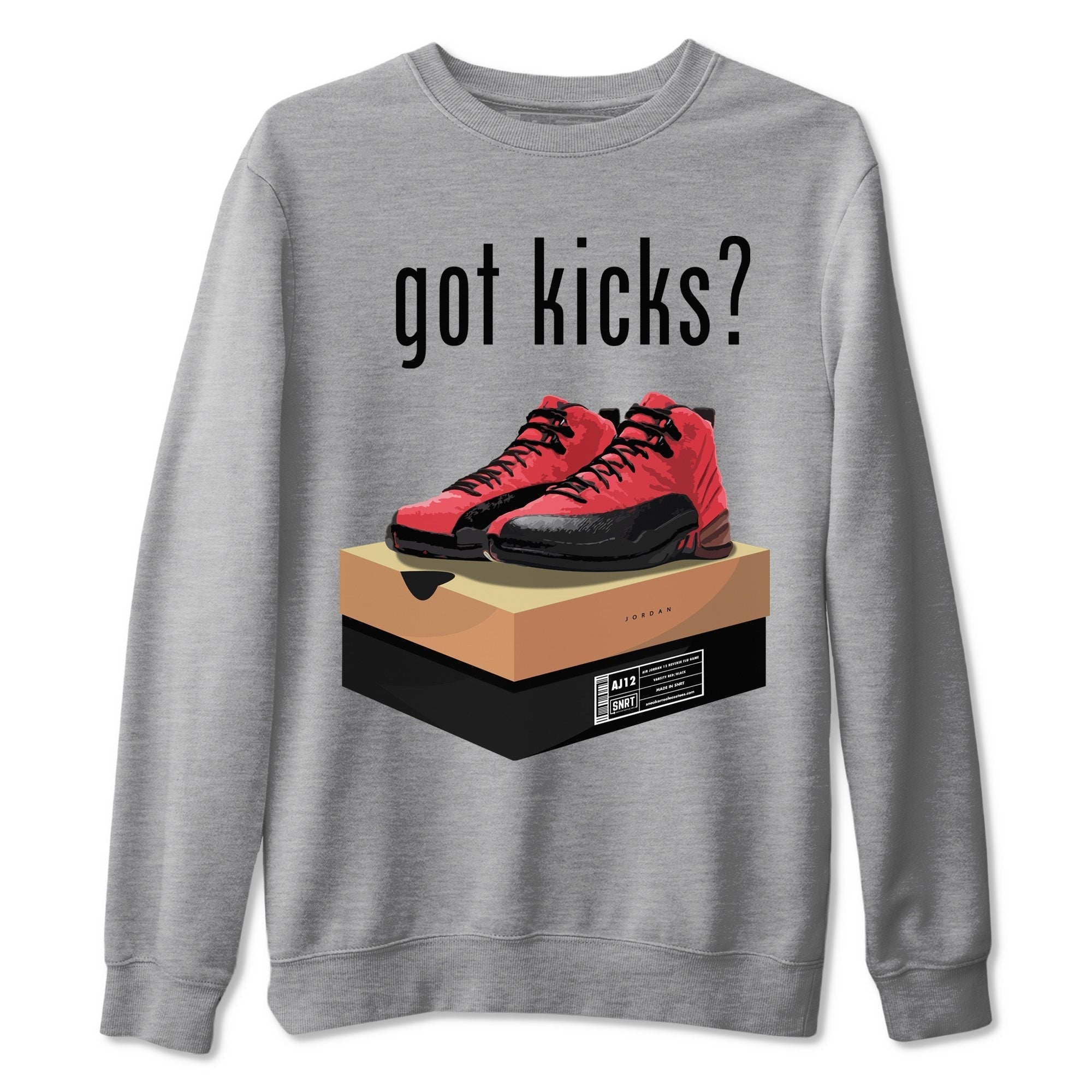 Jordan 12 Reverse Flu Game Shirt To Match Jordans Got Kicks Sneaker Tees Jordan 12 Reverse Flu Game Drip Gear Zone Sneaker Matching Clothing Unisex Shirts