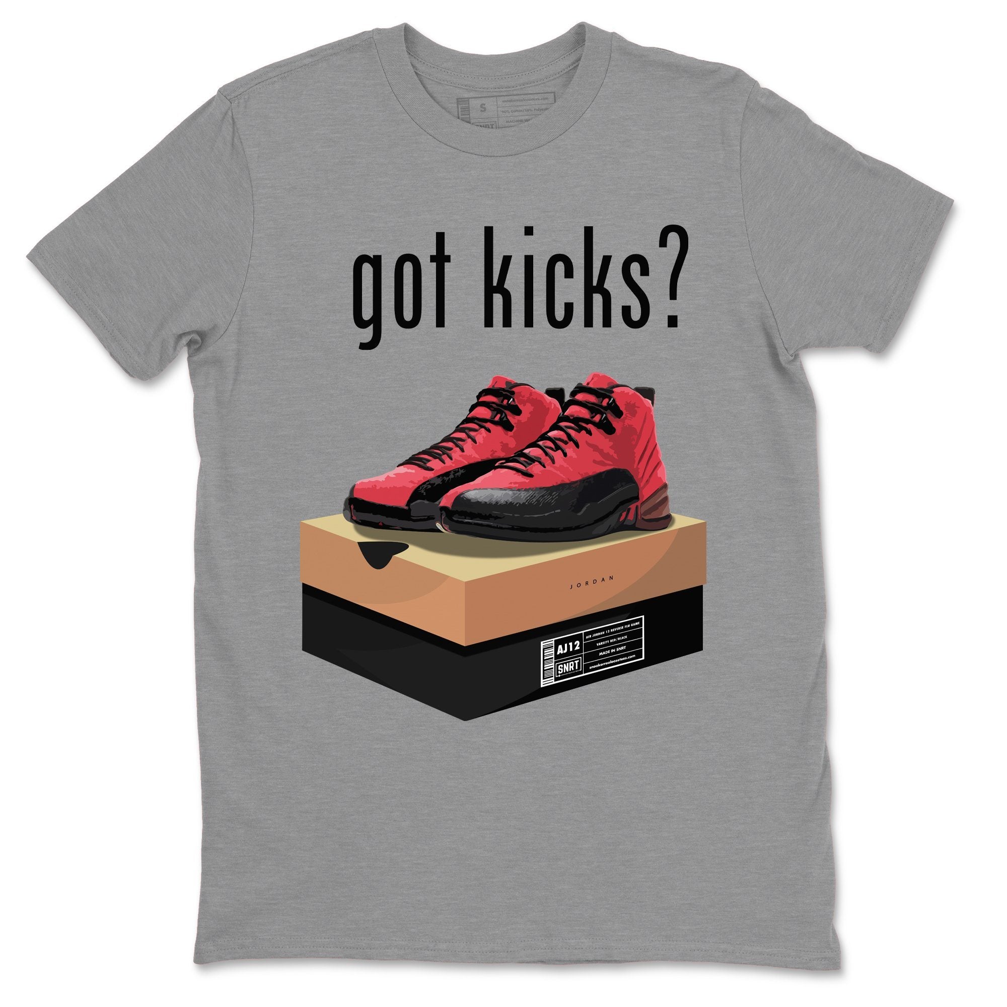 Jordan 12 Reverse Flu Game Shirt To Match Jordans Got Kicks Sneaker Tees Jordan 12 Reverse Flu Game Drip Gear Zone Sneaker Matching Clothing Unisex Shirts