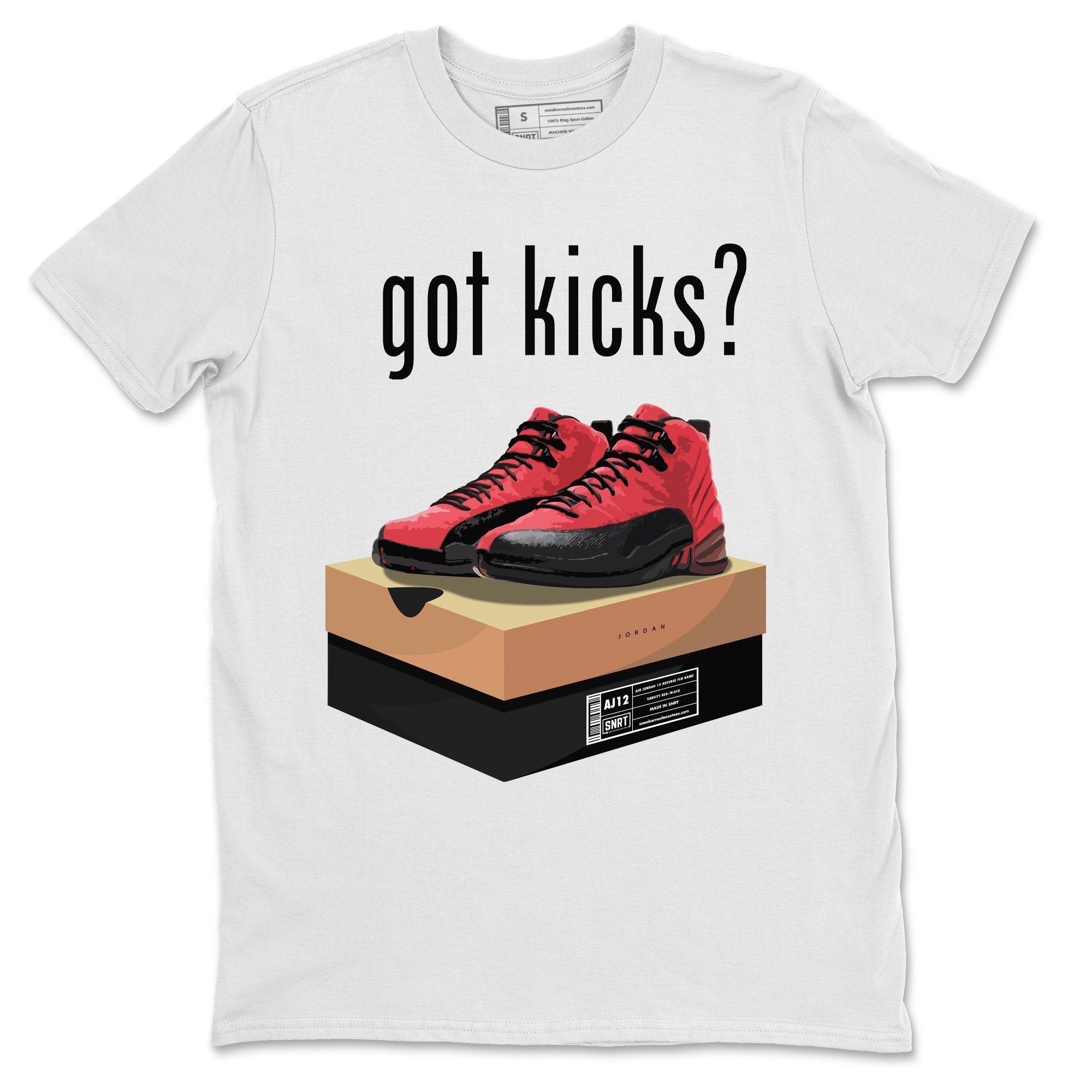 Jordan 12 Reverse Flu Game Shirt To Match Jordans Got Kicks Sneaker Tees Jordan 12 Reverse Flu Game Drip Gear Zone Sneaker Matching Clothing Unisex Shirts