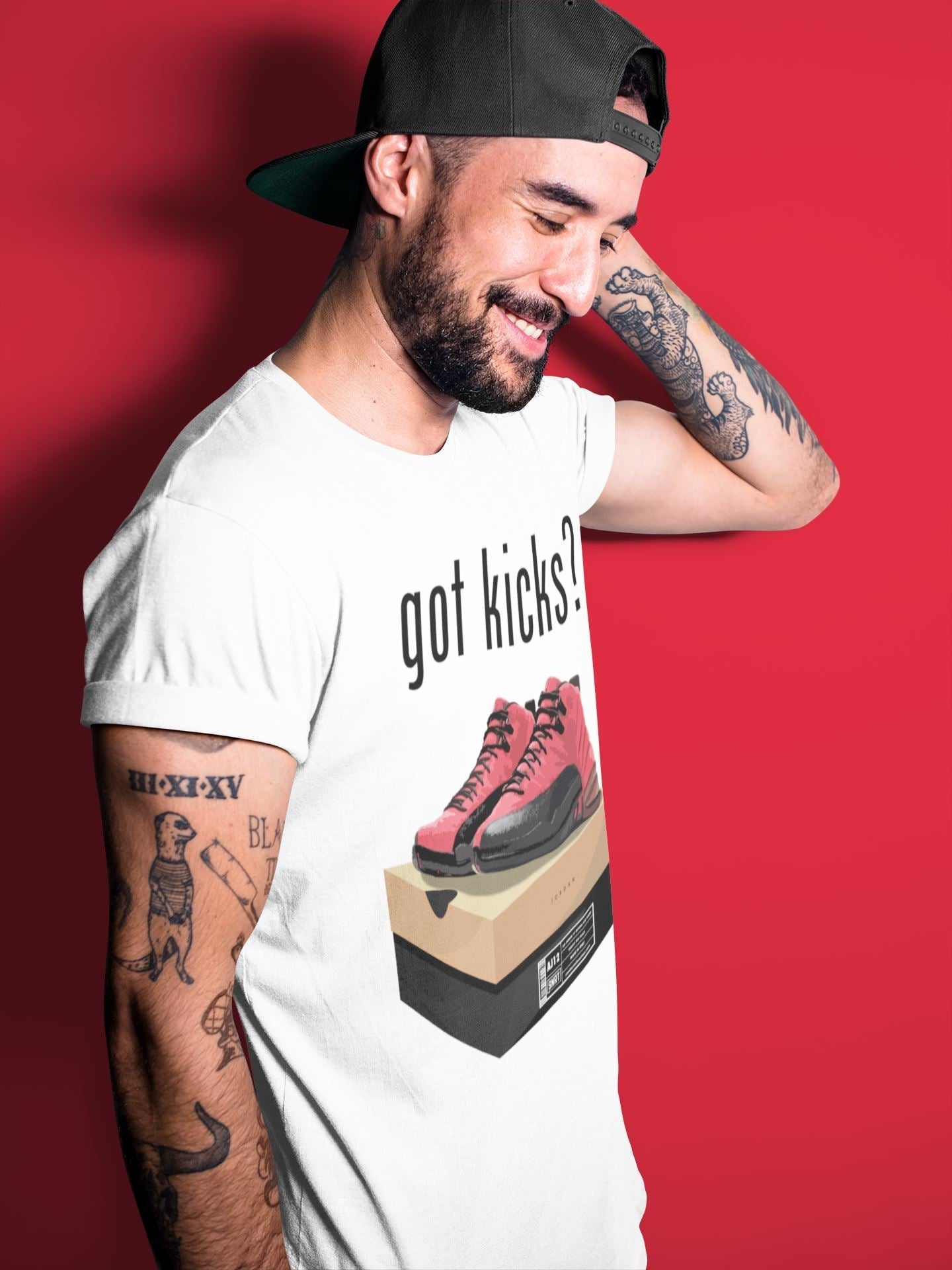 Jordan 12 Reverse Flu Game Shirt To Match Jordans Got Kicks Sneaker Tees Jordan 12 Reverse Flu Game Drip Gear Zone Sneaker Matching Clothing Unisex Shirts