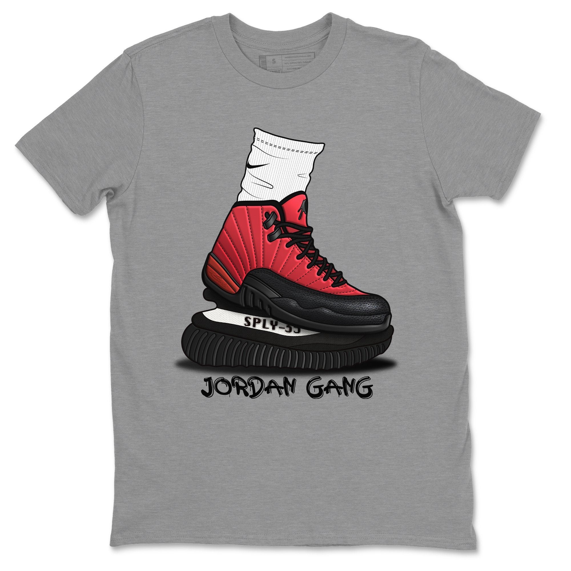 Jordan 12 Reverse Flu Game Shirt To Match Jordans Jordan Gang Sneaker Tees Jordan 12 Reverse Flu Game Drip Gear Zone Sneaker Matching Clothing Unisex Shirts