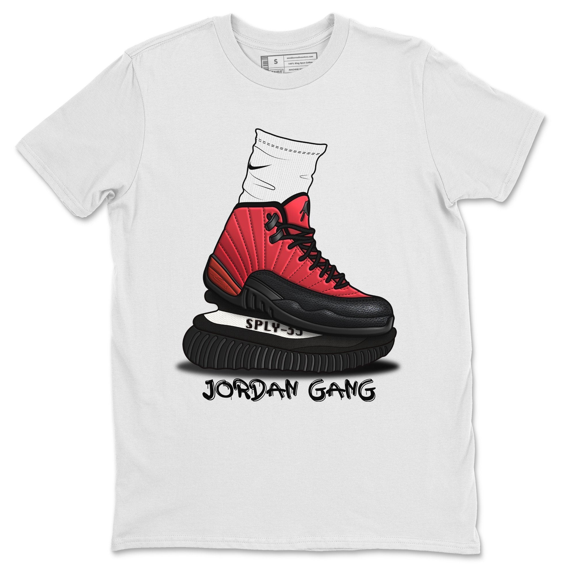 Jordan 12 Reverse Flu Game Shirt To Match Jordans Jordan Gang Sneaker Tees Jordan 12 Reverse Flu Game Drip Gear Zone Sneaker Matching Clothing Unisex Shirts