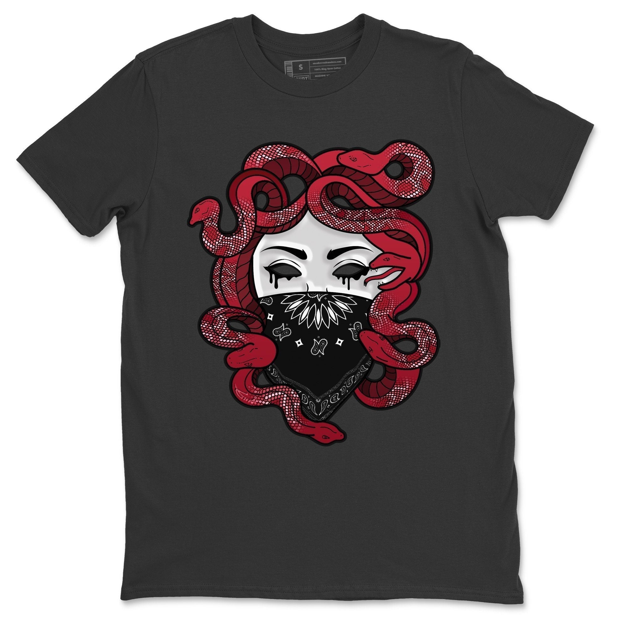Jordan 12 Reverse Flu Game Shirt To Match Jordans Medusa Sneaker Tees Jordan 12 Reverse Flu Game Drip Gear Zone Sneaker Matching Clothing Unisex Shirts