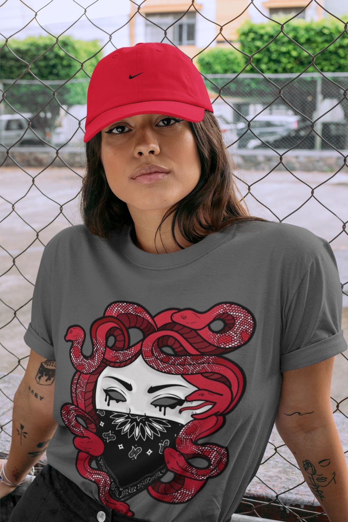 Jordan 12 Reverse Flu Game Shirt To Match Jordans Medusa Sneaker Tees Jordan 12 Reverse Flu Game Drip Gear Zone Sneaker Matching Clothing Unisex Shirts