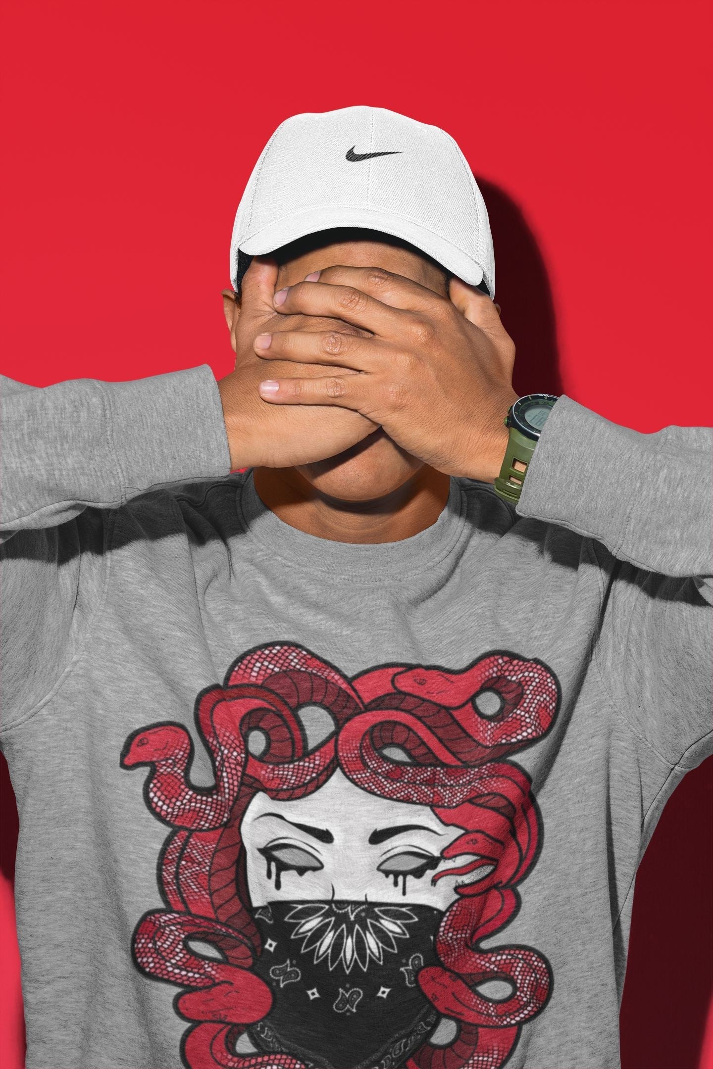 Jordan 12 Reverse Flu Game Shirt To Match Jordans Medusa Sneaker Tees Jordan 12 Reverse Flu Game Drip Gear Zone Sneaker Matching Clothing Unisex Shirts