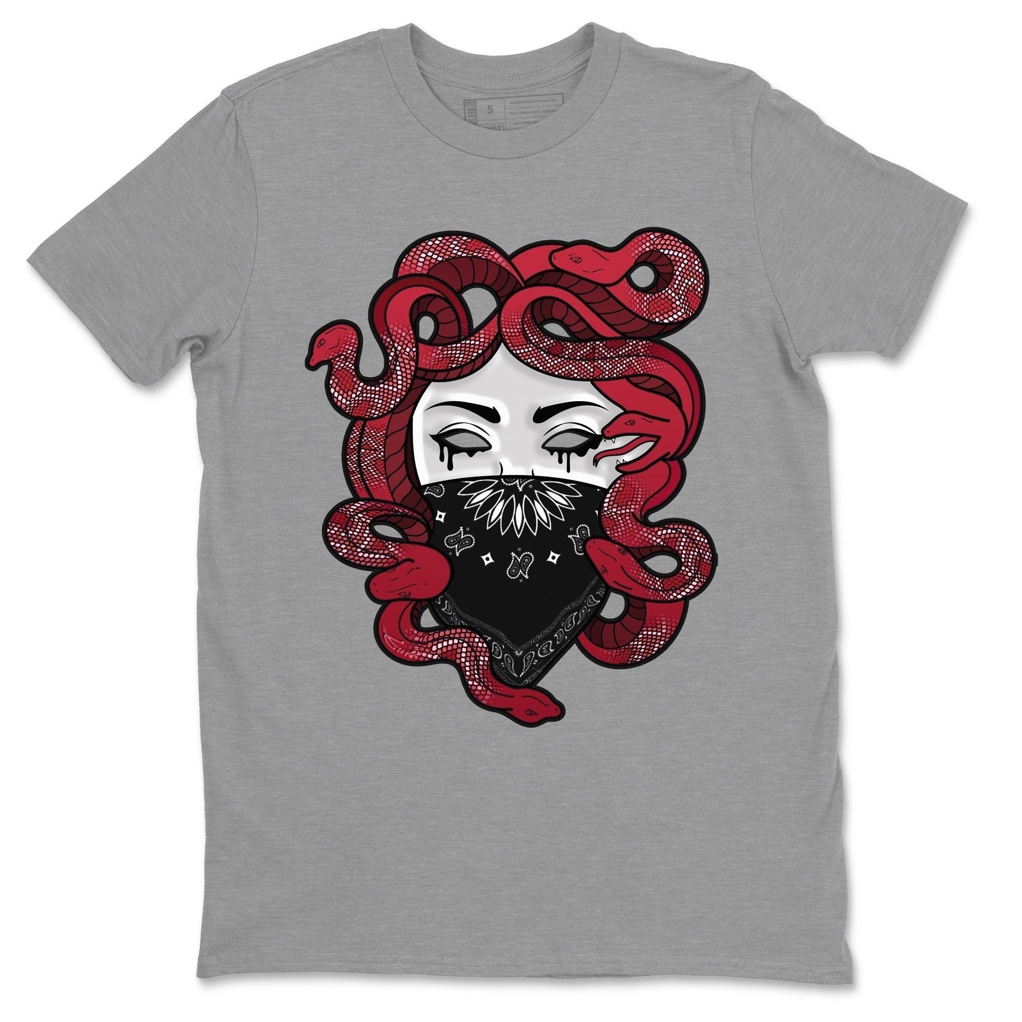 Jordan 12 Reverse Flu Game Shirt To Match Jordans Medusa Sneaker Tees Jordan 12 Reverse Flu Game Drip Gear Zone Sneaker Matching Clothing Unisex Shirts