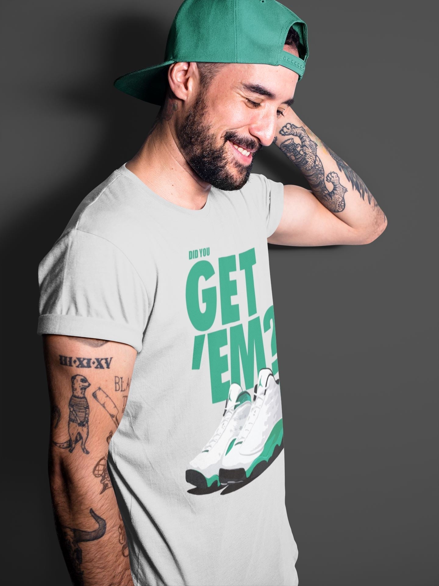 Jordan 13 Lucky Green Shirt To Match Jordans Did You Get Em Drip Gear Zone Sneaker Tees Jordan 13 Lucky Green Drip Gear Zone Drip Gear Zone Sneaker Matching Clothing Unisex Shirts